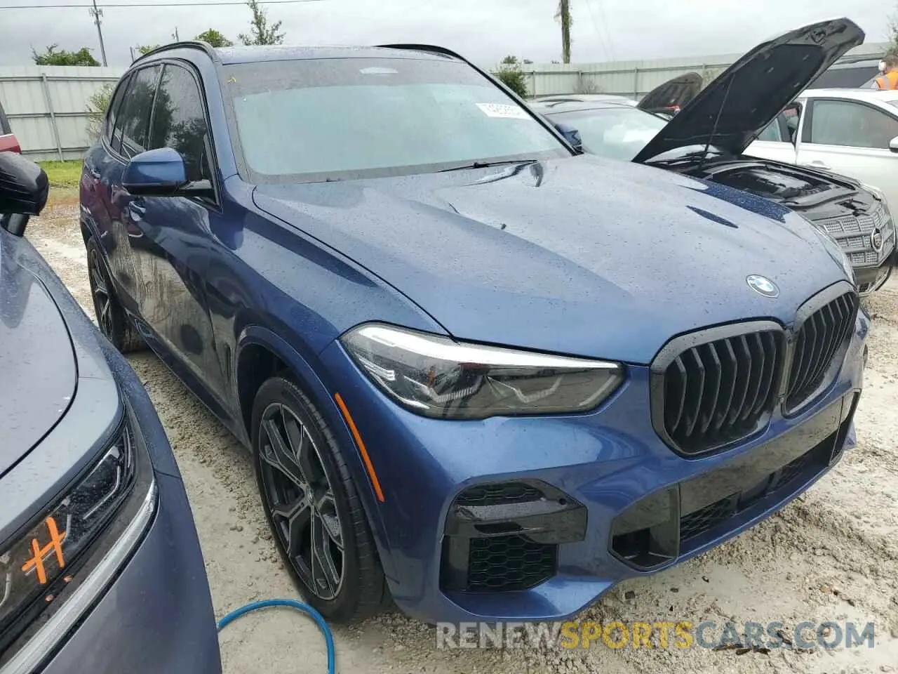 4 fotografías del automóvil dañado 5UXCR6C07N9N03981 BMW X5 2022