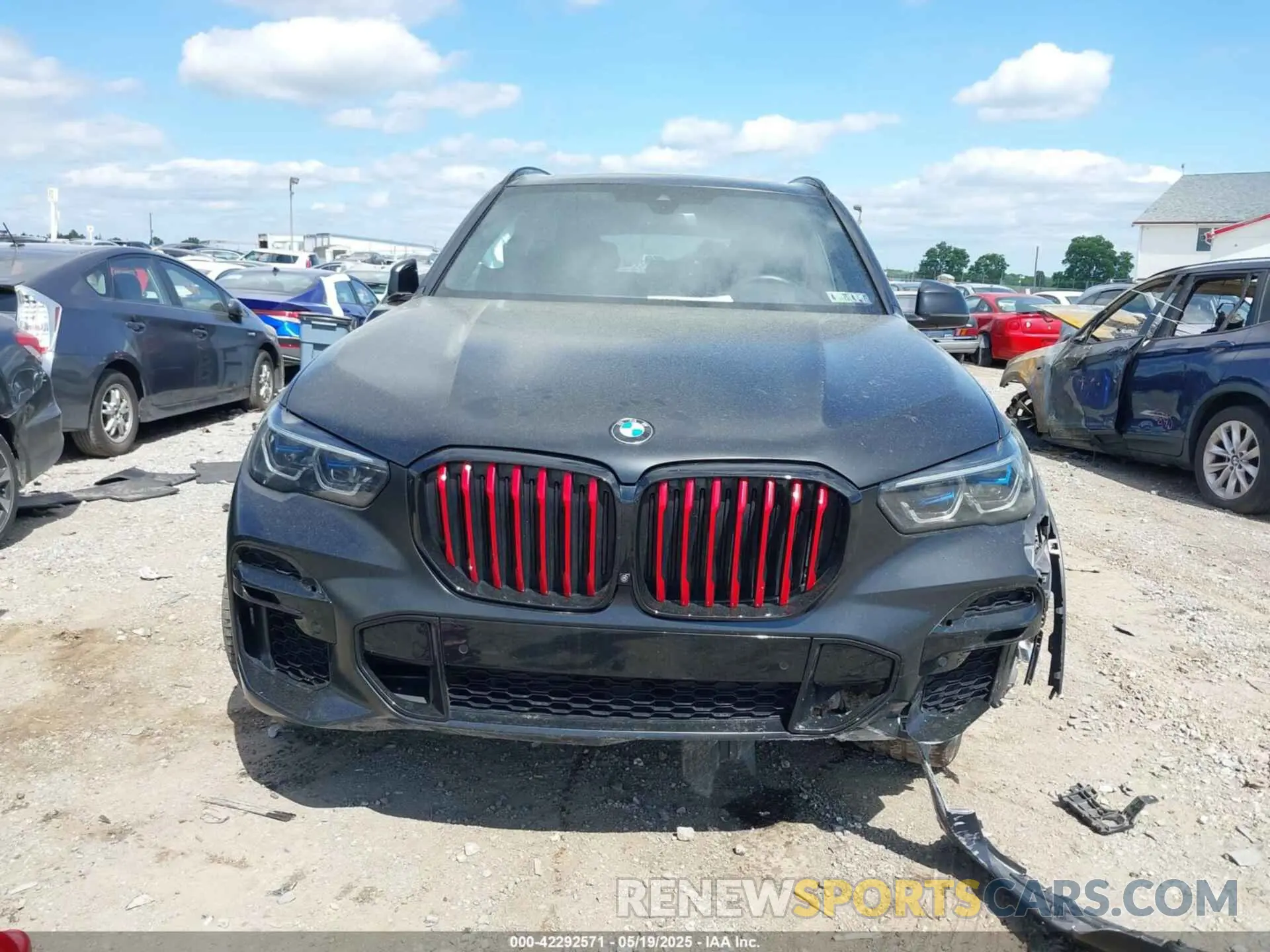 12 fotografías del automóvil dañado 5UXCR6C08N9L39205 BMW X5 2022