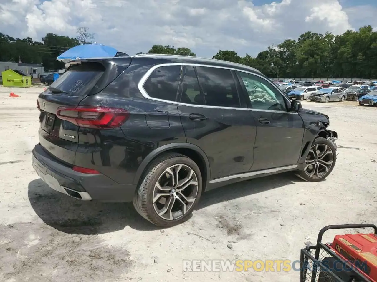 3 fotografías del automóvil dañado 5UXCR6C09N9J95891 BMW X5 2022