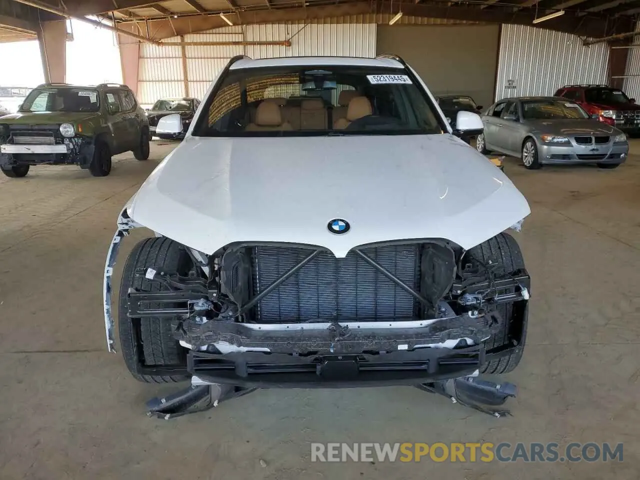 5 fotografías del automóvil dañado 5UXCR6C0XN9K57511 BMW X5 2022