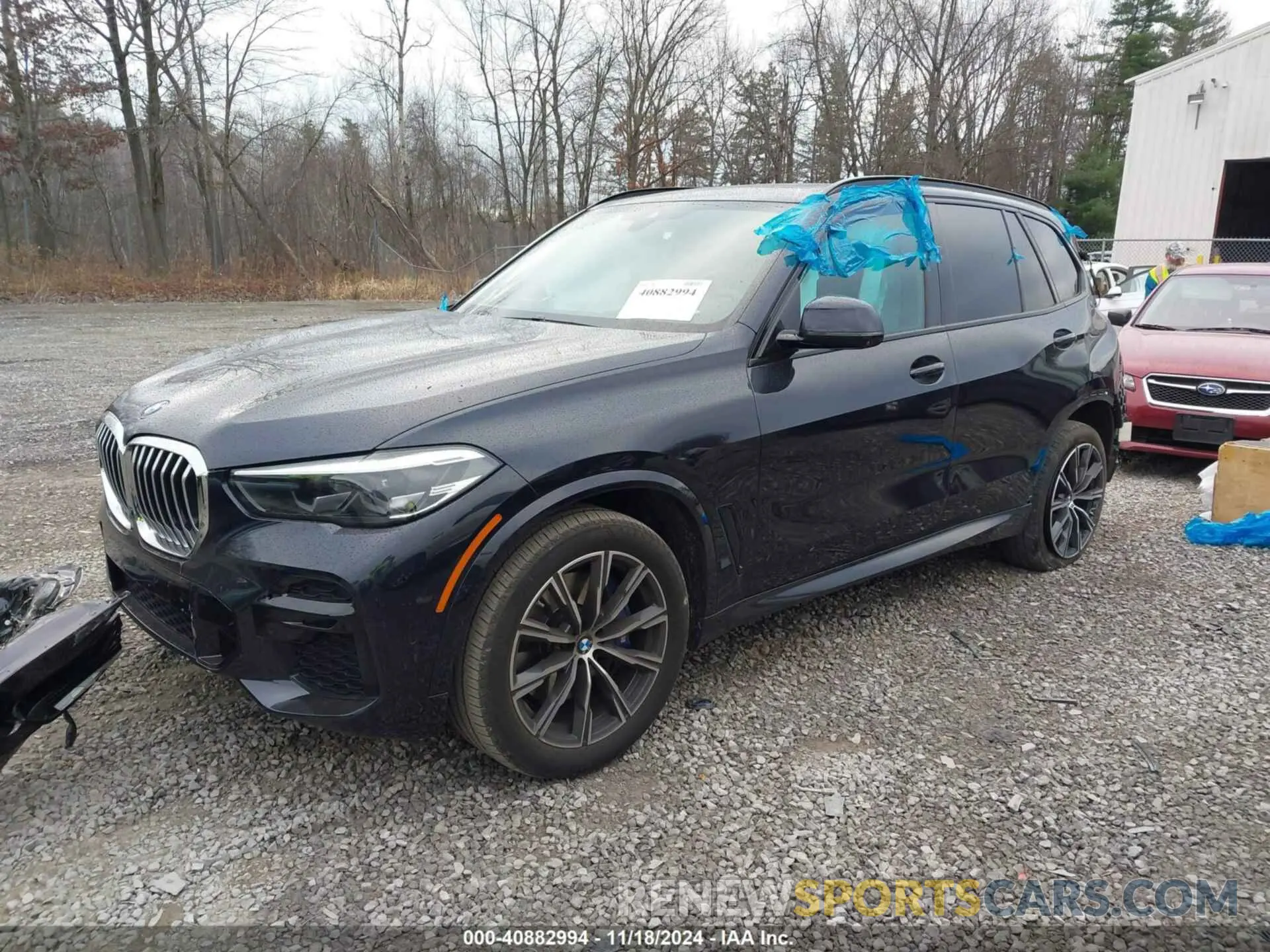 2 fotografías del automóvil dañado 5UXCR6C0XN9K63454 BMW X5 2022