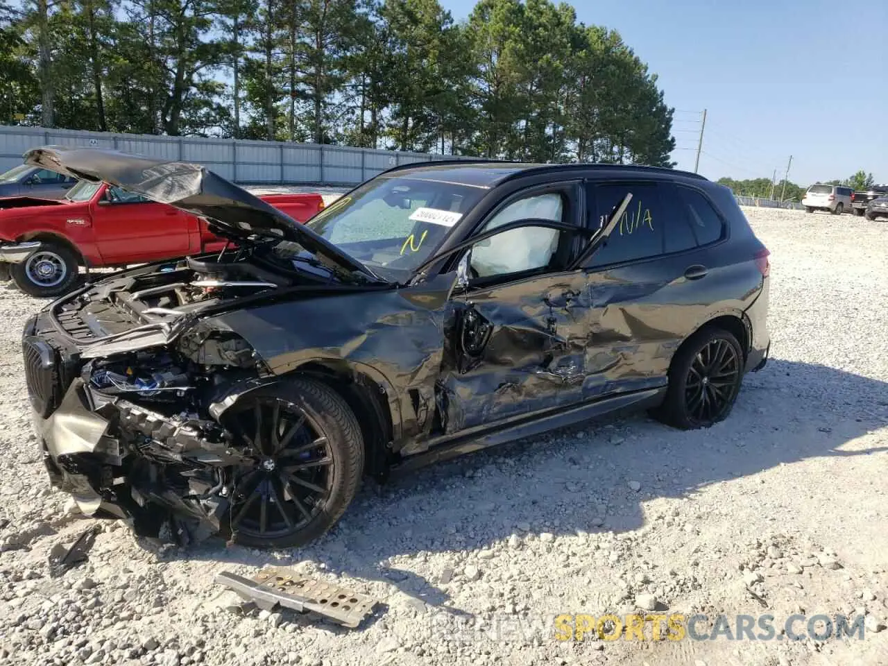 2 fotografías del automóvil dañado 5UXCR6C0XN9K63485 BMW X5 2022