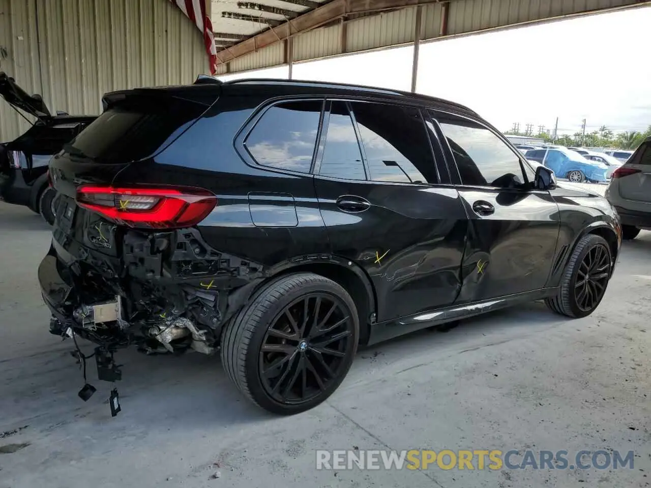 3 fotografías del automóvil dañado 5UXCR6C0XN9M08766 BMW X5 2022