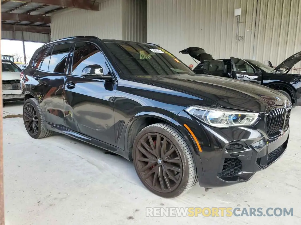 4 fotografías del automóvil dañado 5UXCR6C0XN9M08766 BMW X5 2022