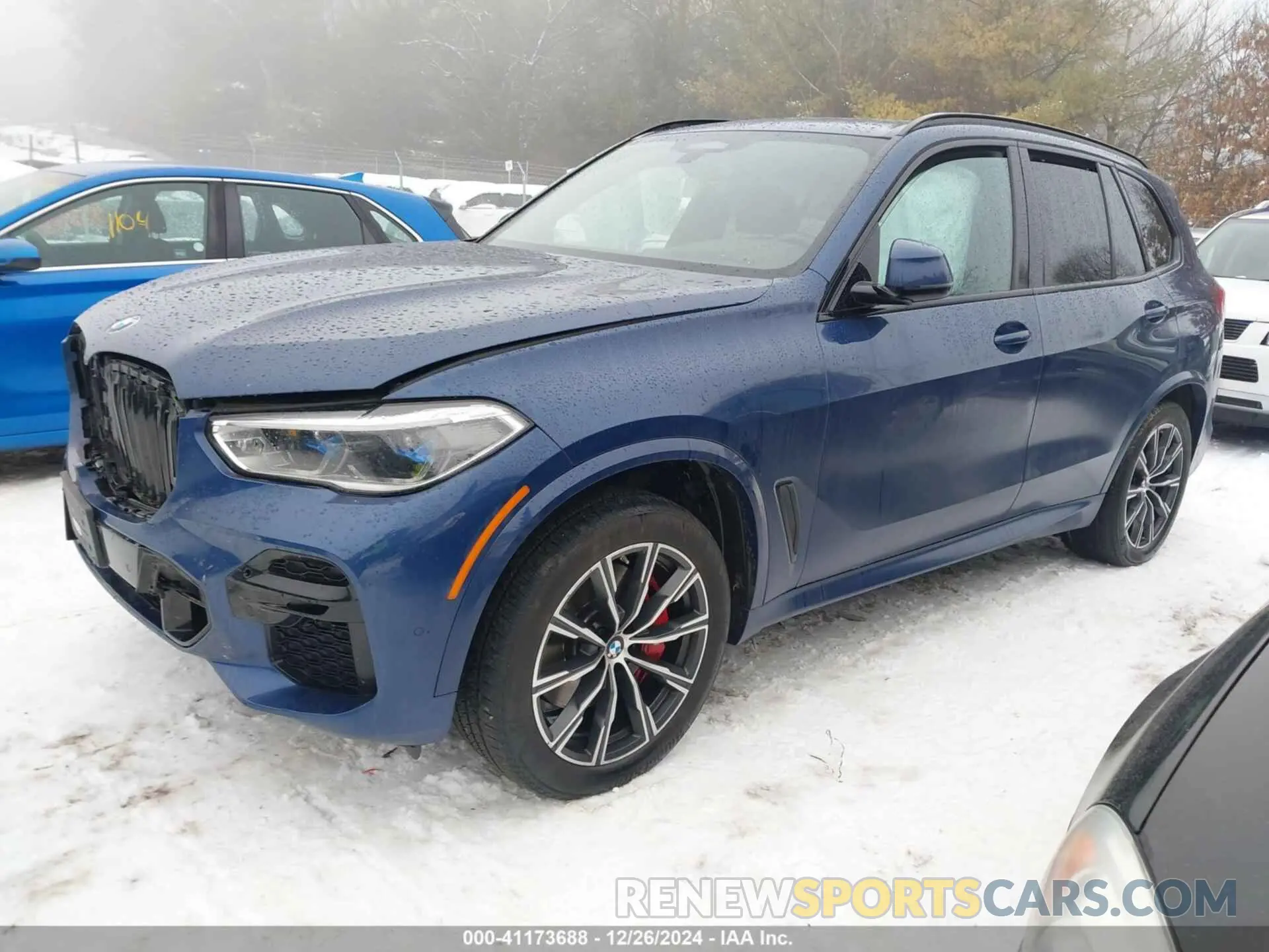 2 fotografías del automóvil dañado 5UXCR6C0XN9N03988 BMW X5 2022