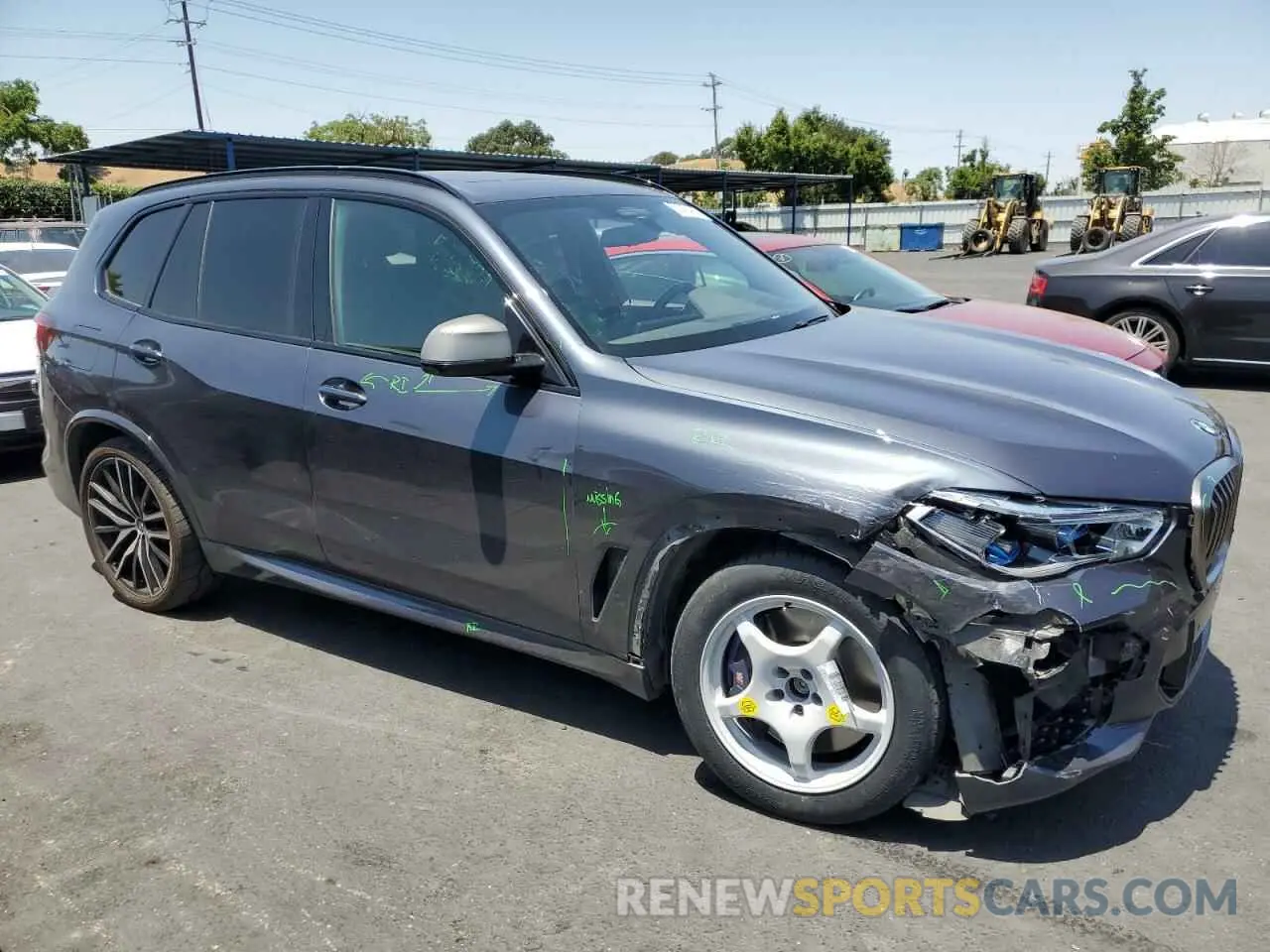 4 fotografías del automóvil dañado 5UXJU4C03N9J16242 BMW X5 2022
