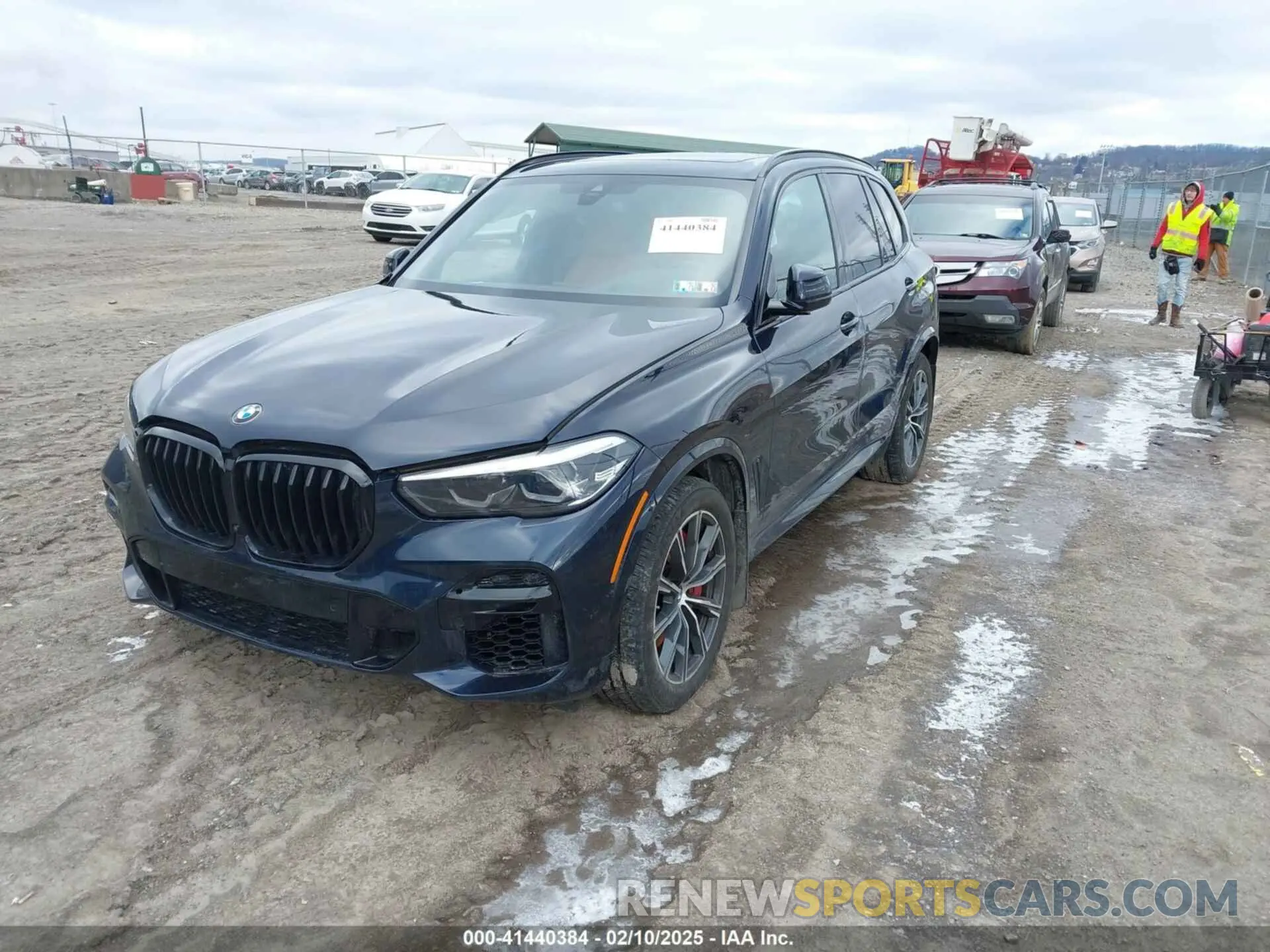 2 fotografías del automóvil dañado 5UXJU4C06N9K31059 BMW X5 2022