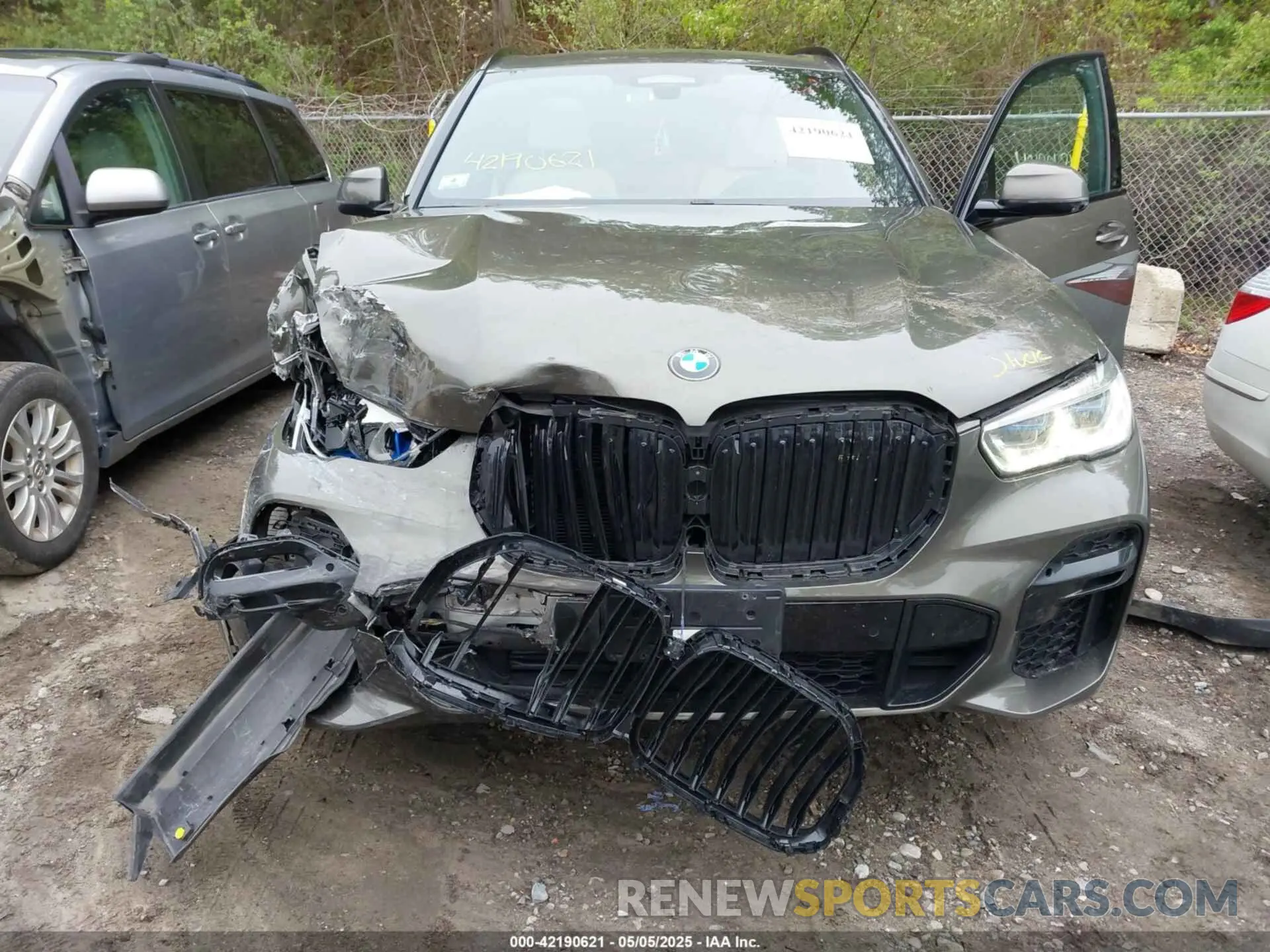 6 fotografías del automóvil dañado 5UXJU4C06N9M02604 BMW X5 2022