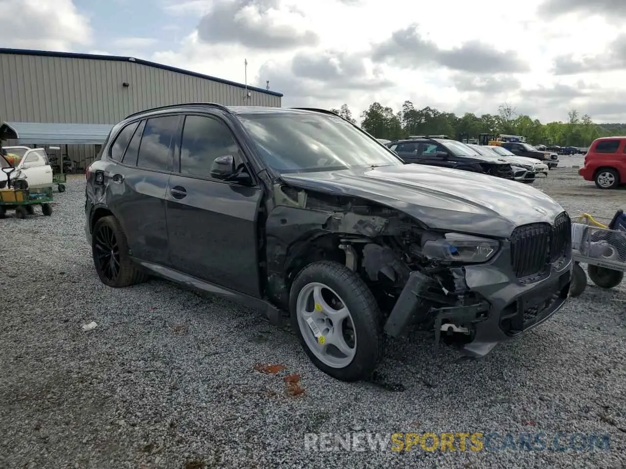 4 fotografías del automóvil dañado 5UXJU4C06N9M13151 BMW X5 2022
