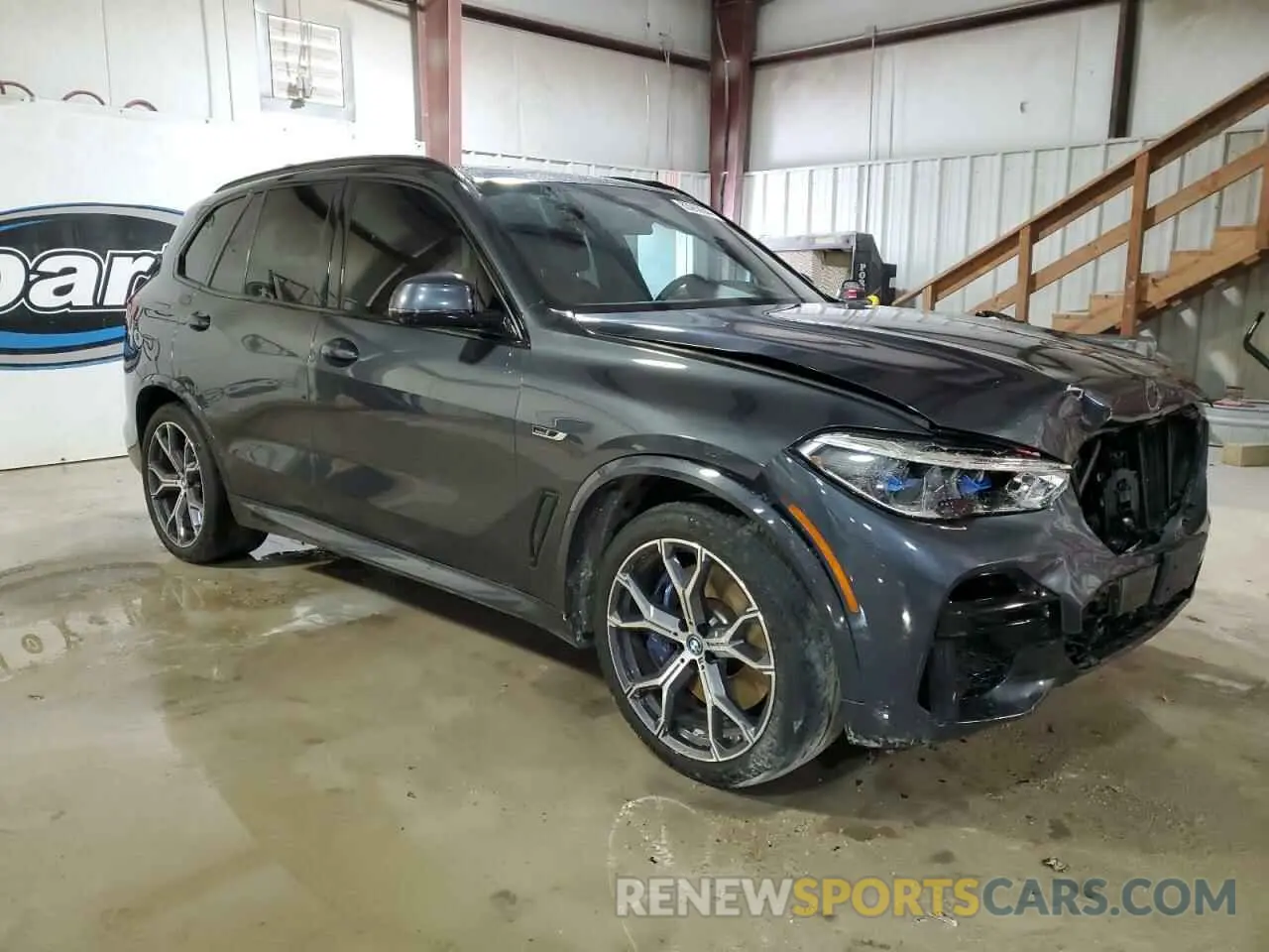 4 fotografías del automóvil dañado 5UXTA6C01N9M00398 BMW X5 2022