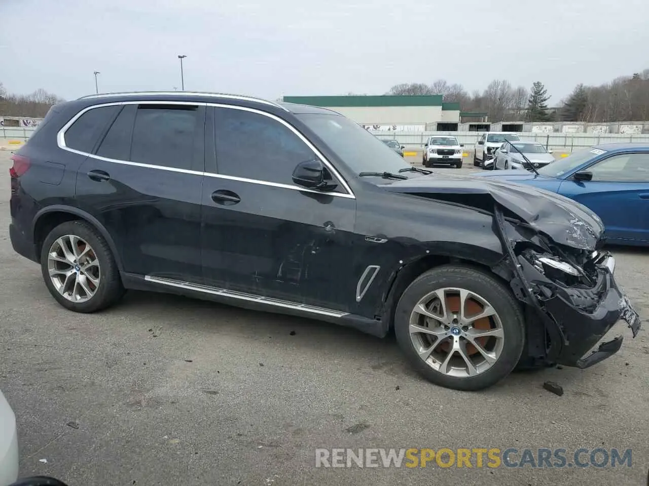 4 fotografías del automóvil dañado 5UXTA6C06N9L85476 BMW X5 2022