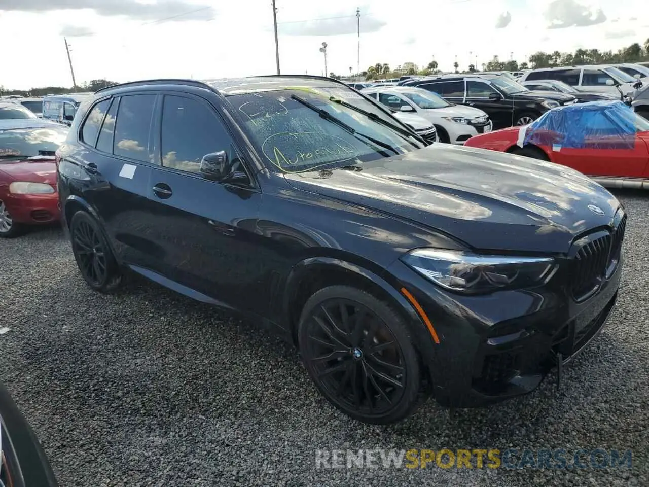 4 fotografías del automóvil dañado 5UXCR4C07P9P15450 BMW X5 2023