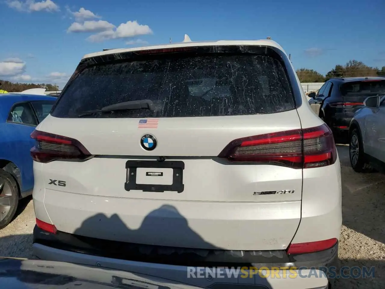 6 fotografías del automóvil dañado 5UXCR4C09P9P02781 BMW X5 2023