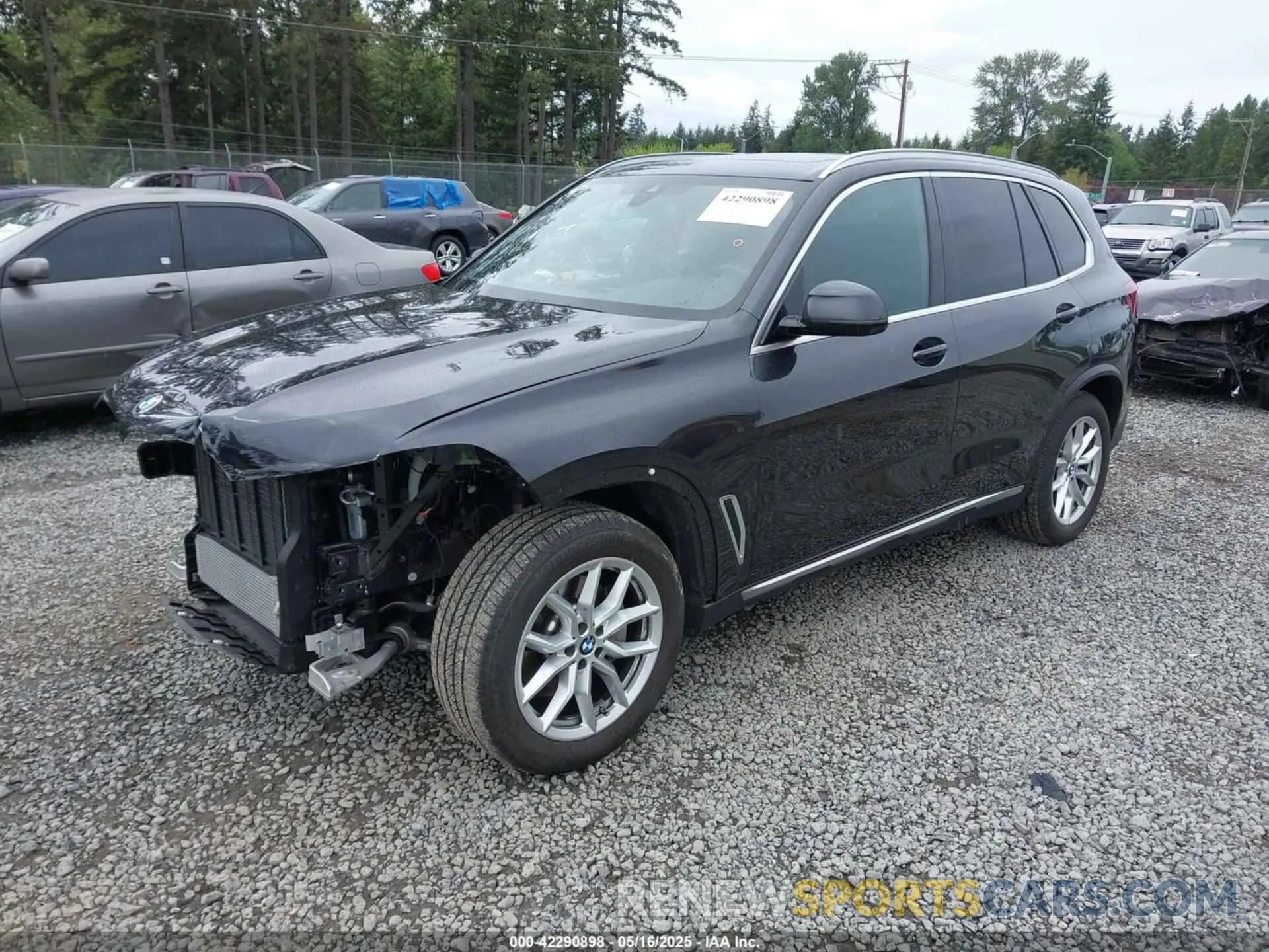 2 fotografías del automóvil dañado 5UXCR6C00P9P78885 BMW X5 2023