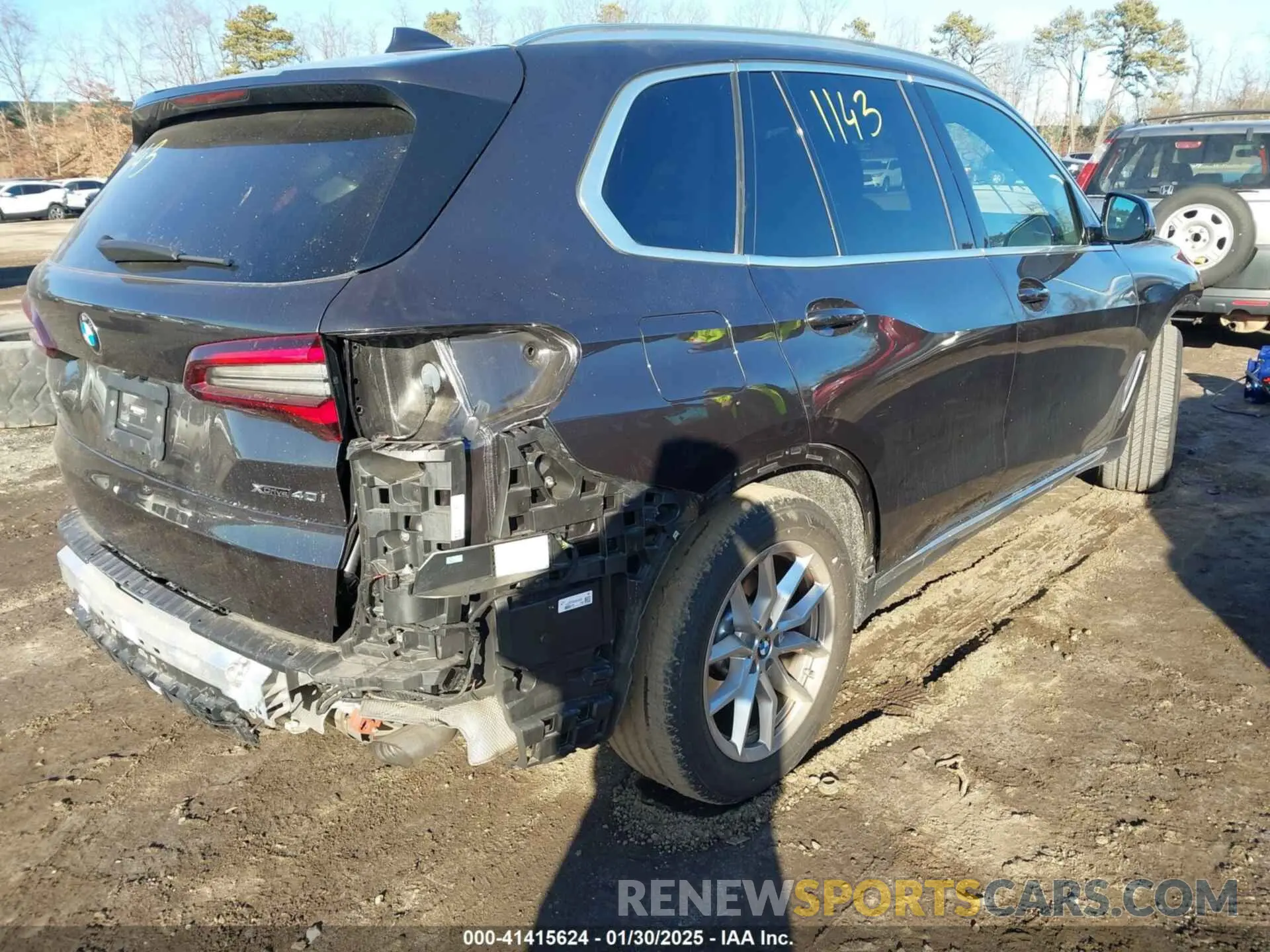 4 fotografías del automóvil dañado 5UXCR6C01P9P96005 BMW X5 2023