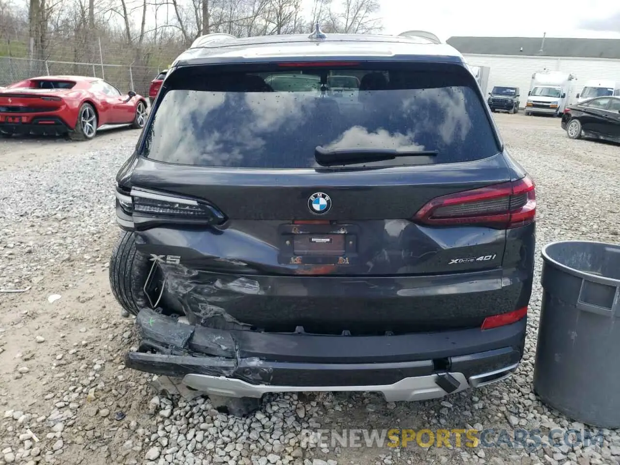 6 fotografías del automóvil dañado 5UXCR6C05P9P01929 BMW X5 2023