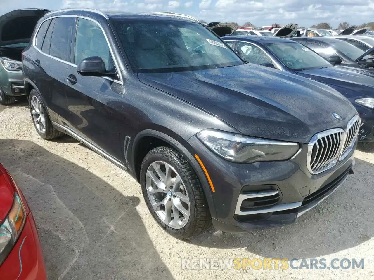 4 fotografías del automóvil dañado 5UXCR6C06P9R38395 BMW X5 2023
