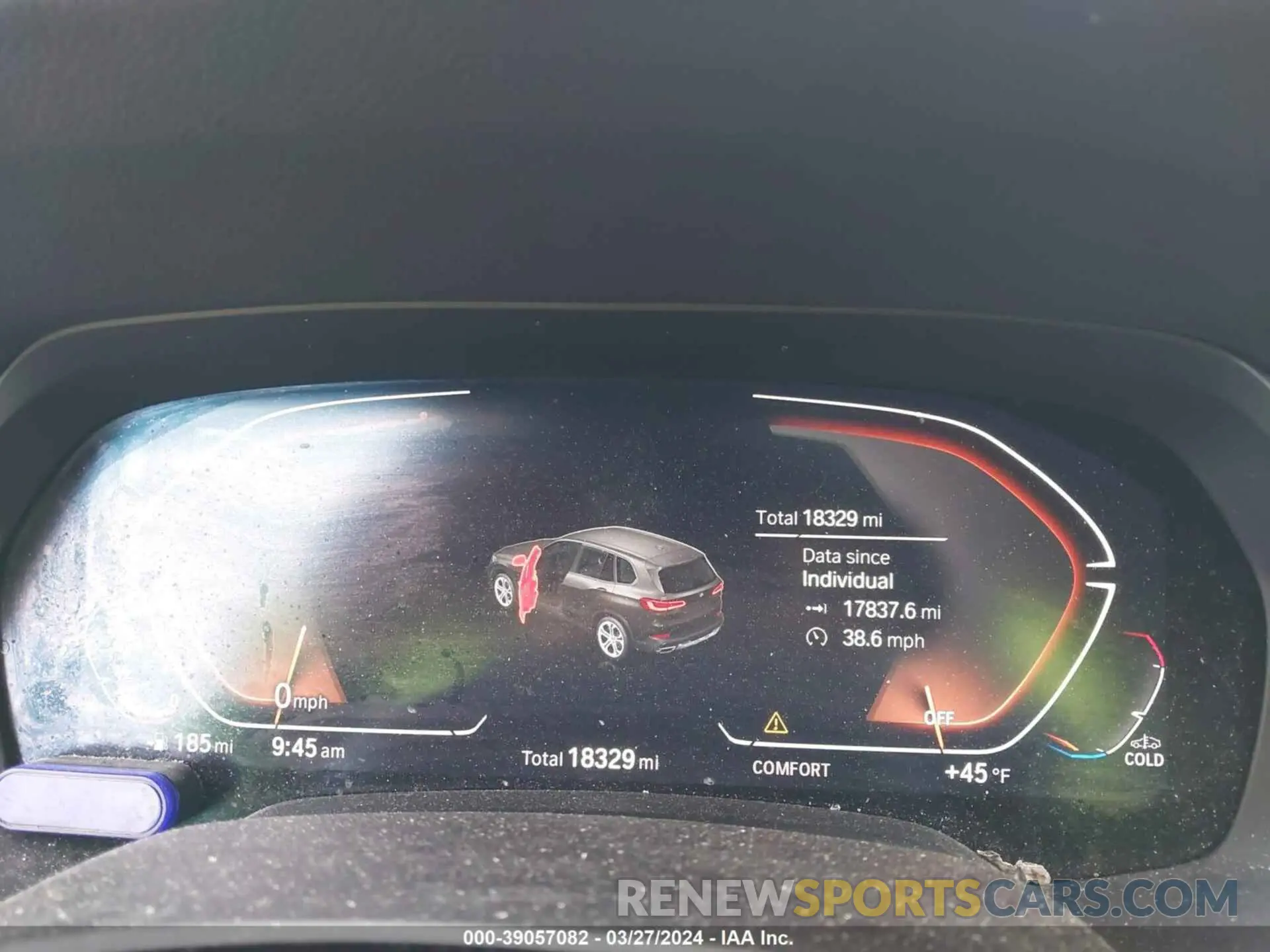 7 fotografías del automóvil dañado 5UXCR6C07P9P87034 BMW X5 2023