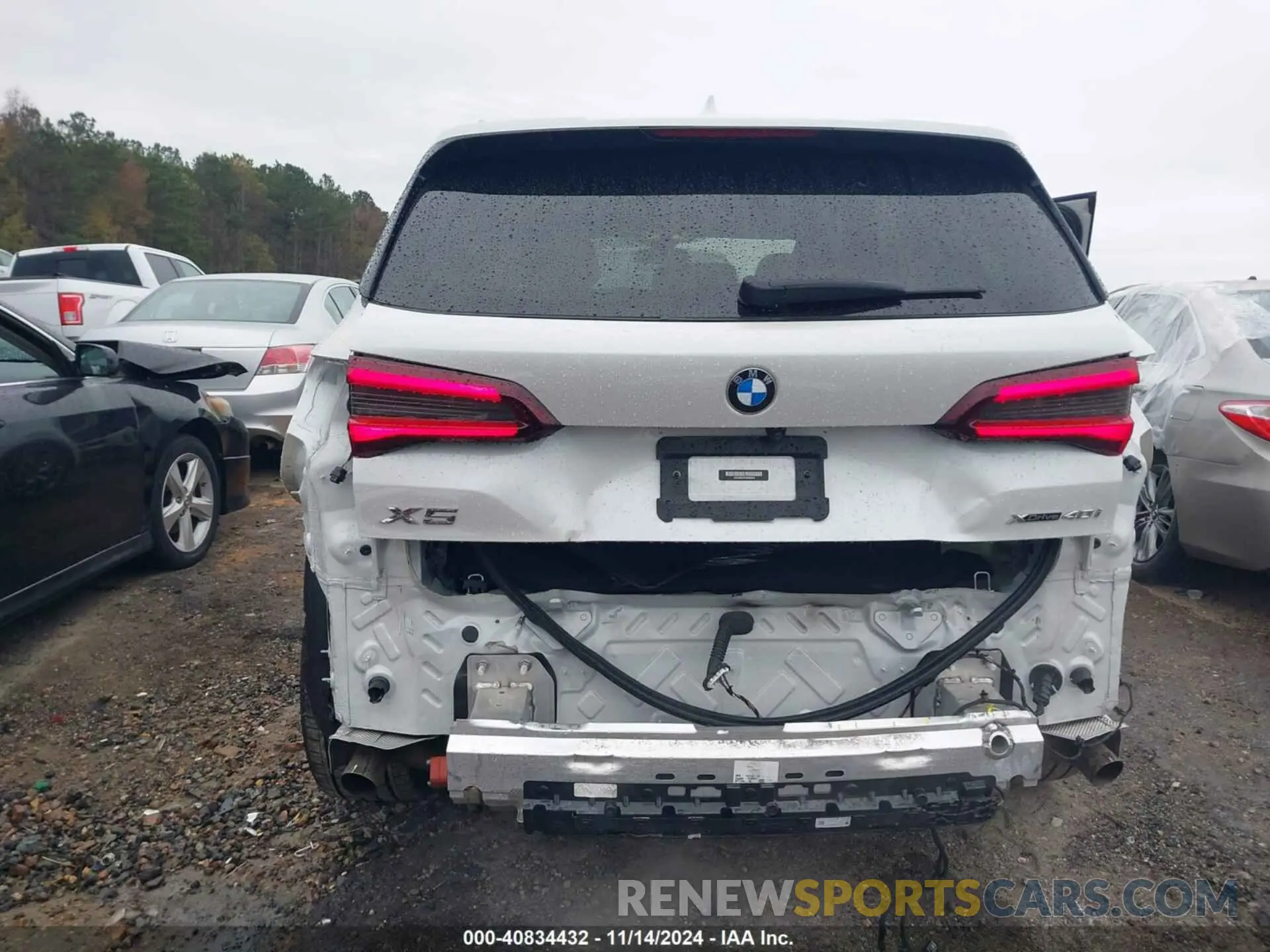 6 fotografías del automóvil dañado 5UXCR6C07P9R98556 BMW X5 2023