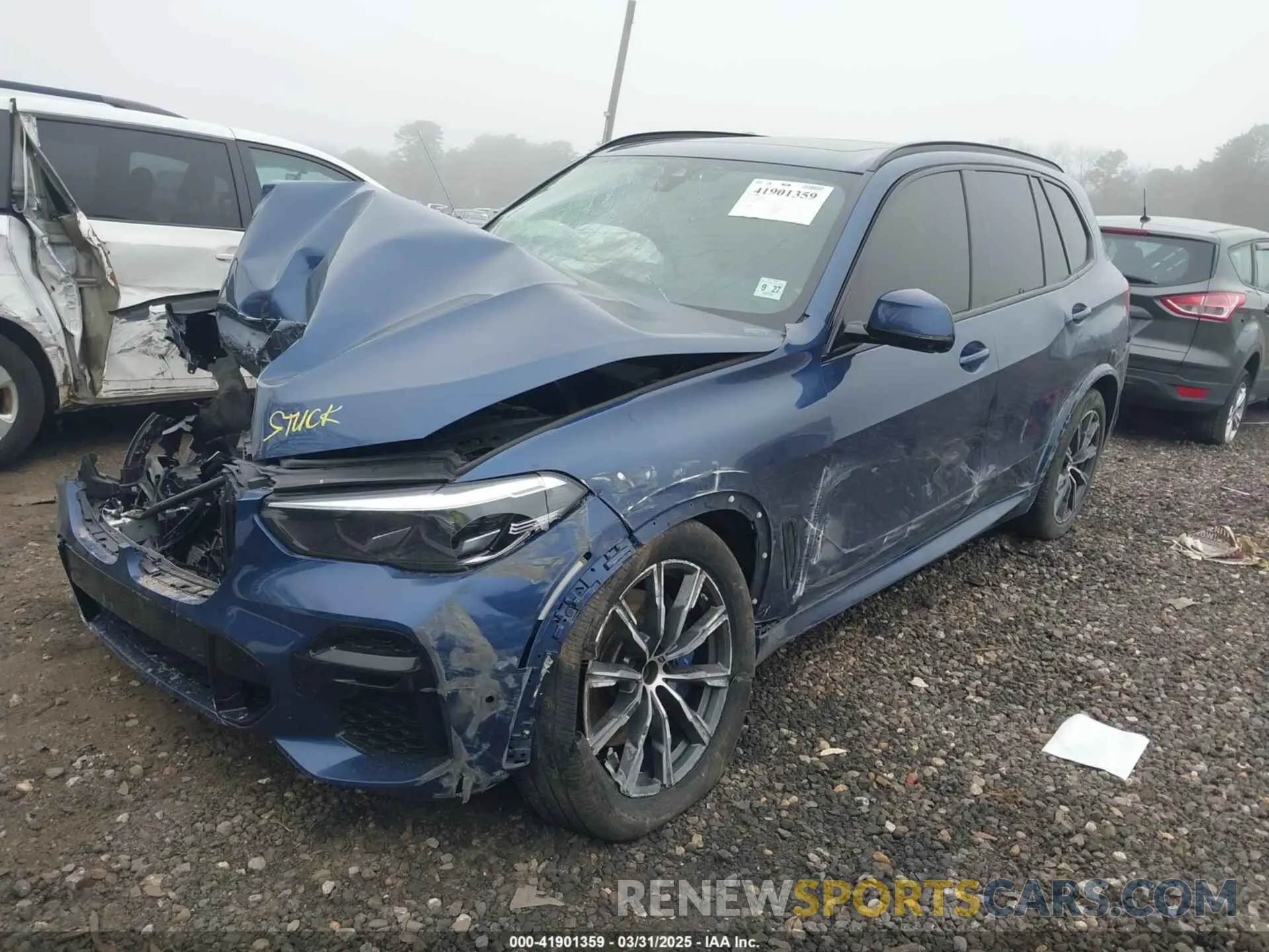 2 fotografías del automóvil dañado 5UXCR6C08P9N95511 BMW X5 2023
