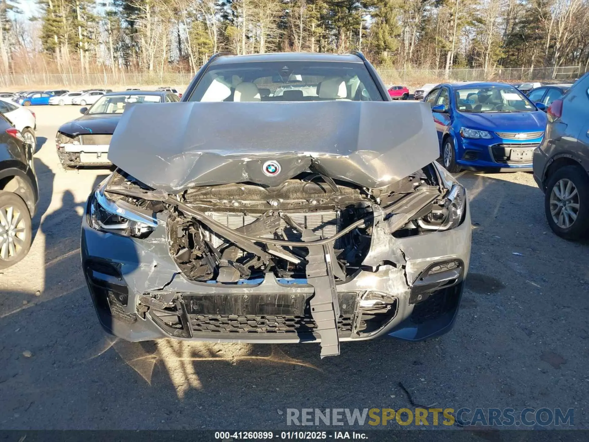 6 fotografías del automóvil dañado 5UXJU4C01P9P57800 BMW X5 2023