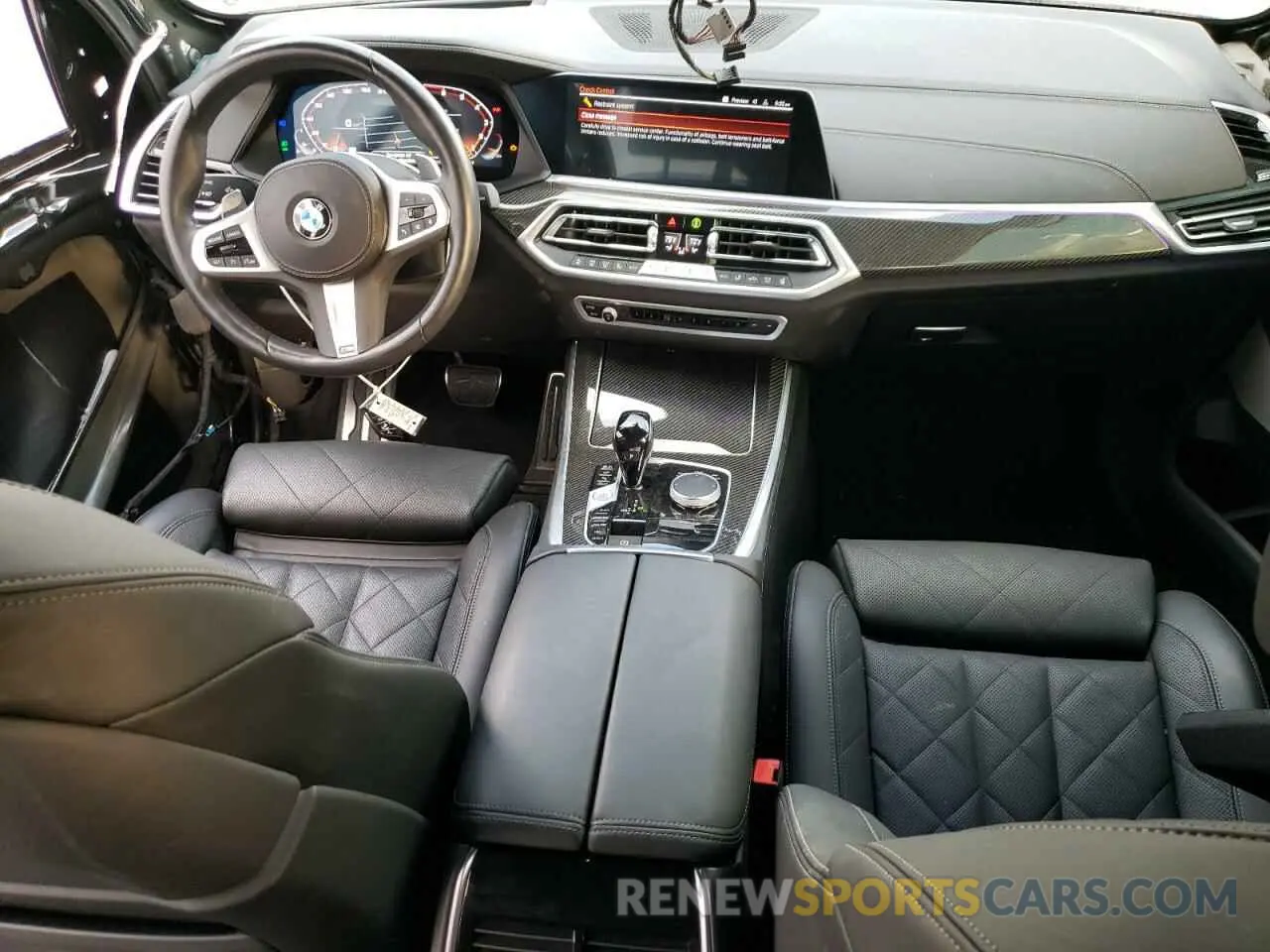 8 fotografías del automóvil dañado 5UXJU4C07P9P54612 BMW X5 2023