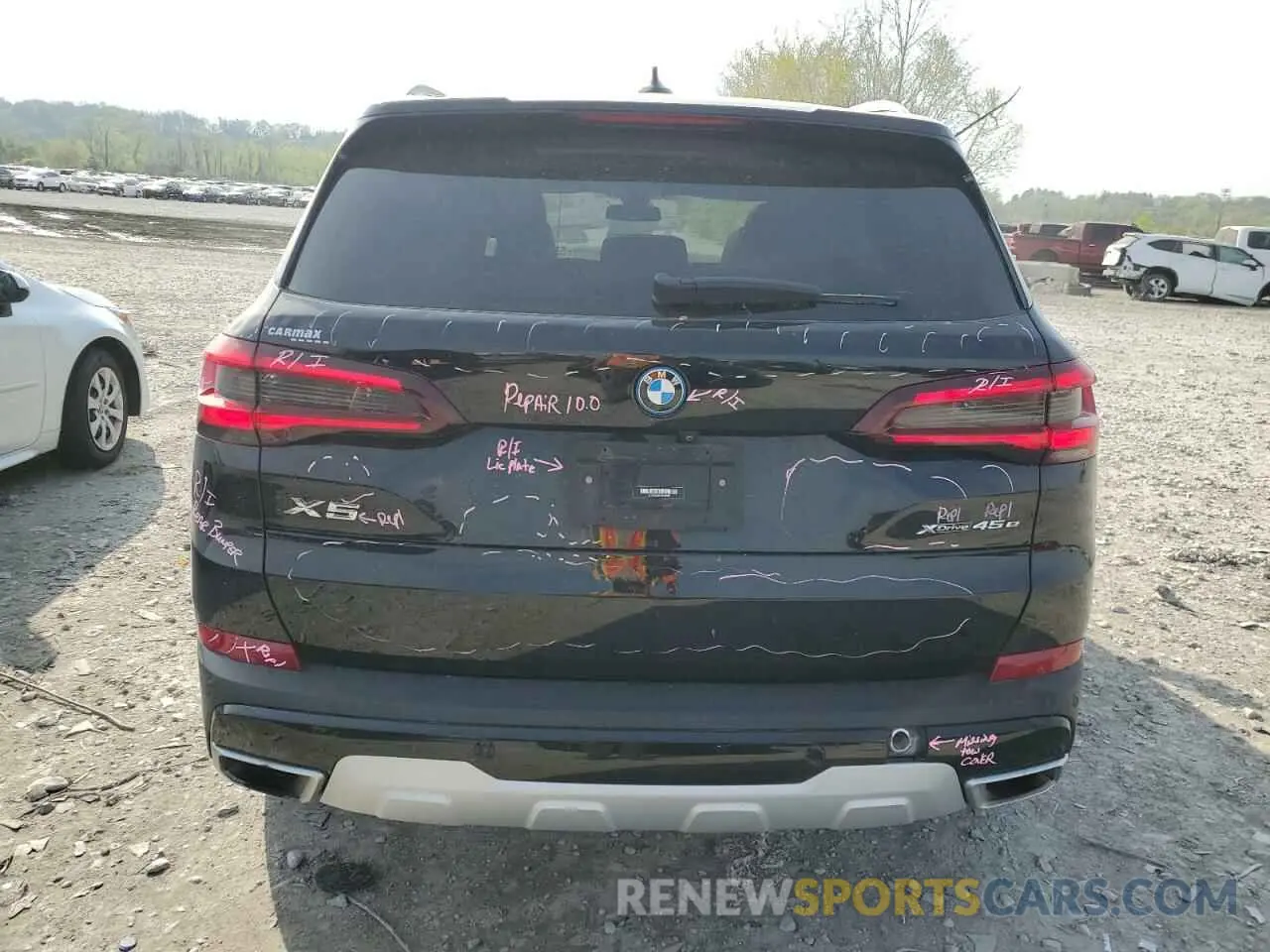 6 fotografías del automóvil dañado 5UXTA6C03P9P26996 BMW X5 2023