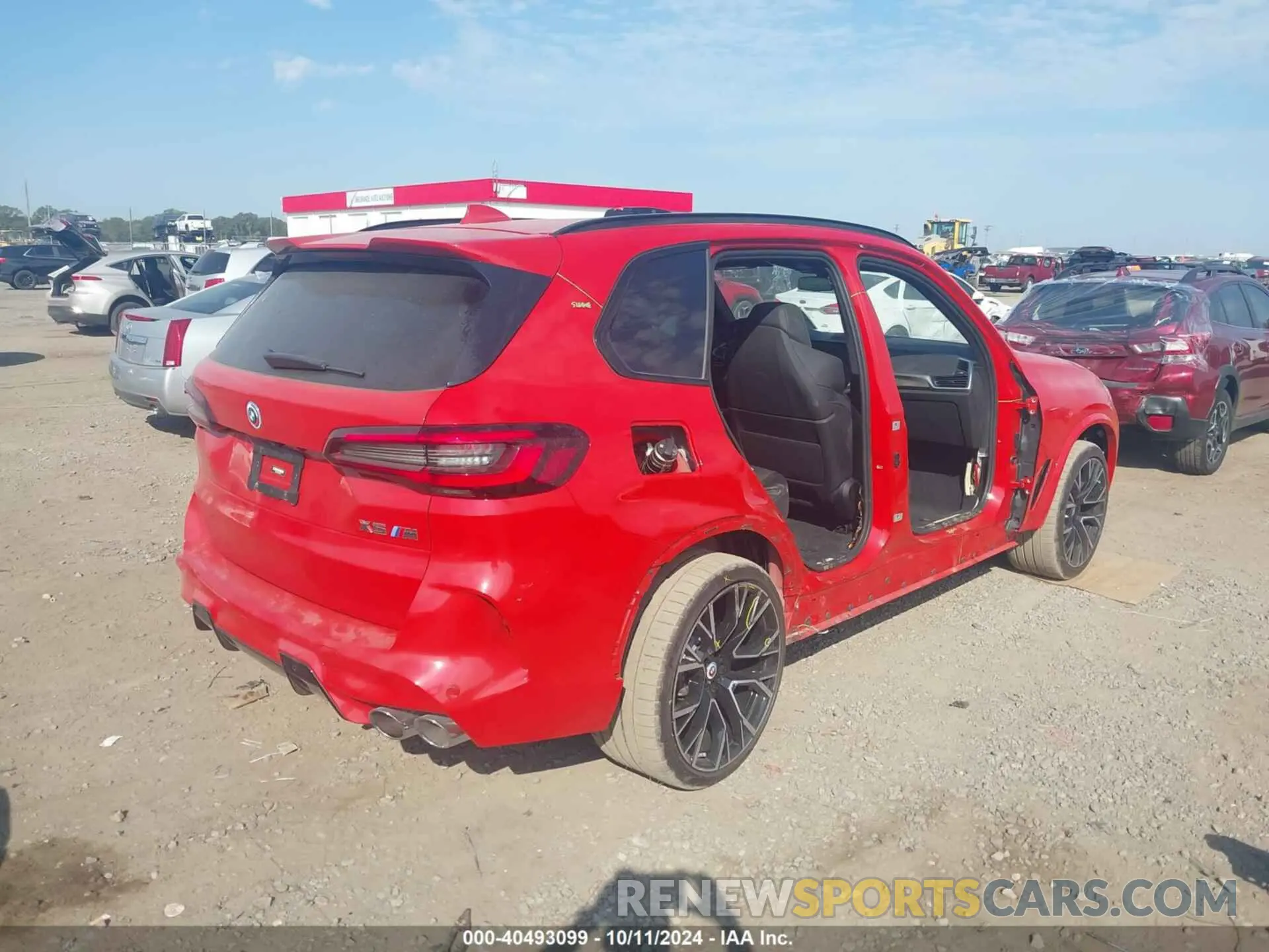 4 fotografías del automóvil dañado 5YMJU0C0XP9P12288 BMW X5 2023