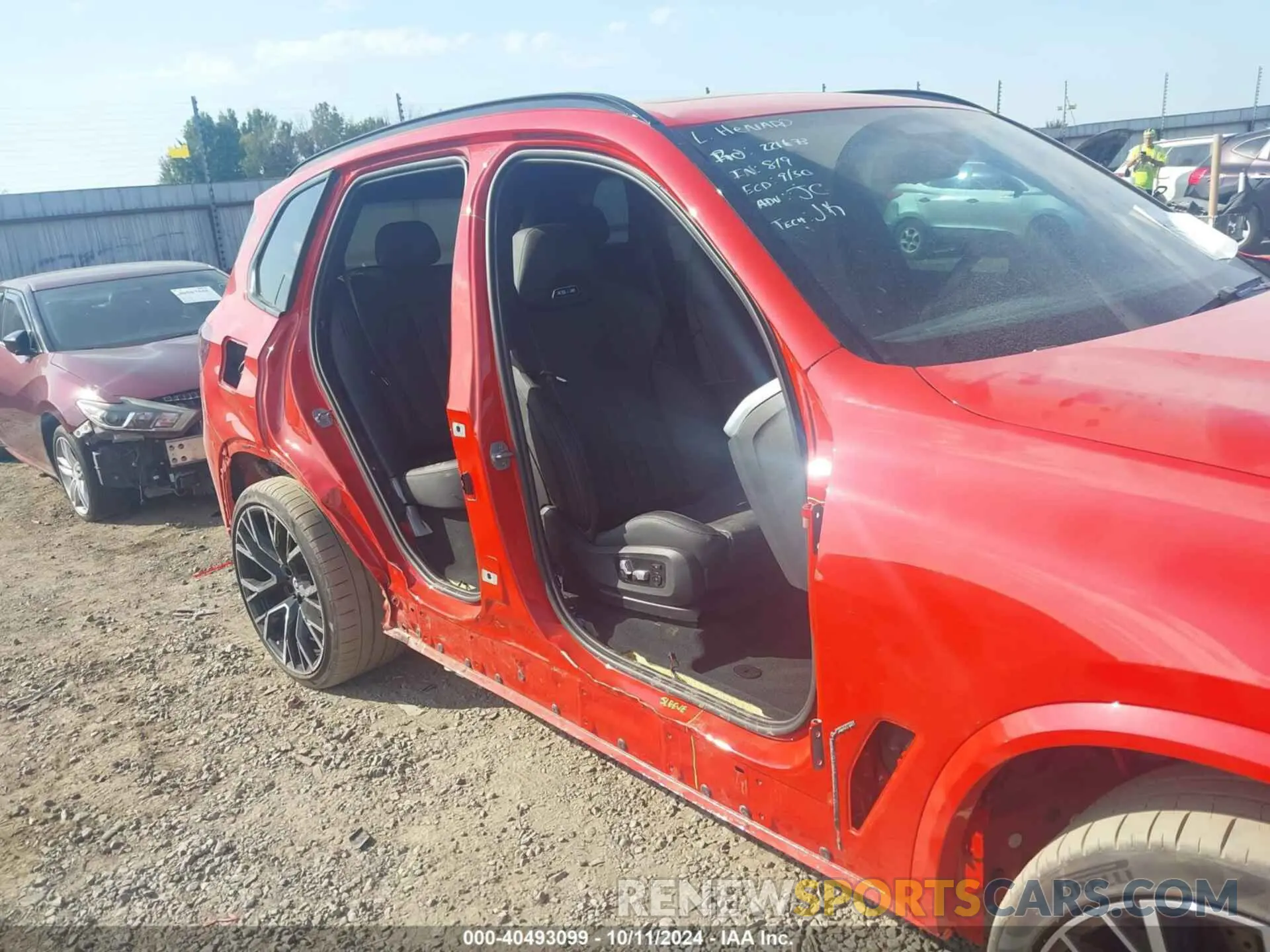 6 fotografías del automóvil dañado 5YMJU0C0XP9P12288 BMW X5 2023