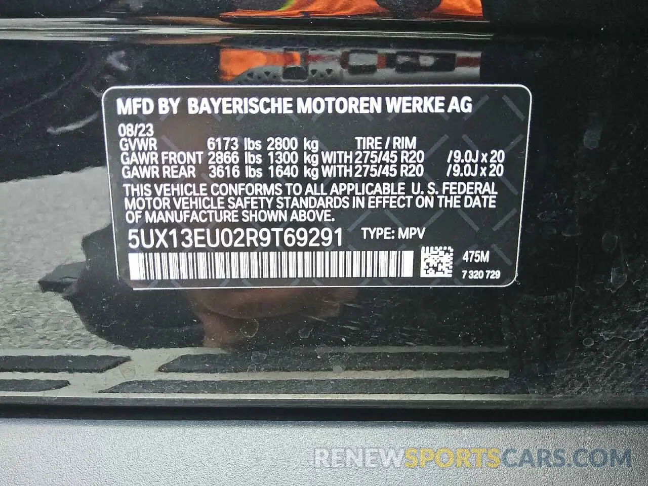 13 fotografías del automóvil dañado 5UX13EU02R9T69291 BMW X5 2024