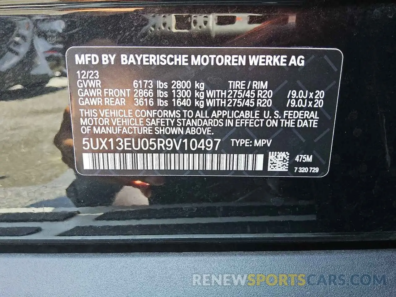13 fotografías del automóvil dañado 5UX13EU05R9V10497 BMW X5 2024