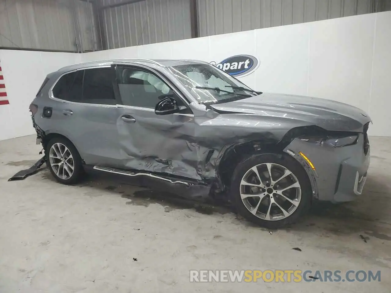 4 fotografías del automóvil dañado 5UX13EU07R9T68086 BMW X5 2024