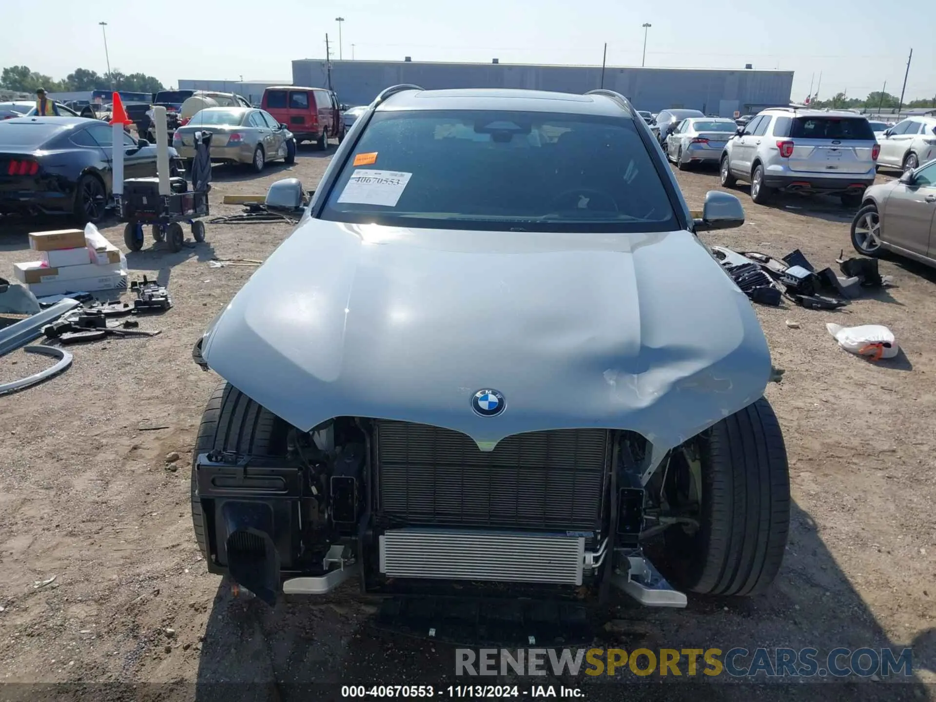 13 fotografías del automóvil dañado 5UX13EU08R9V44806 BMW X5 2024