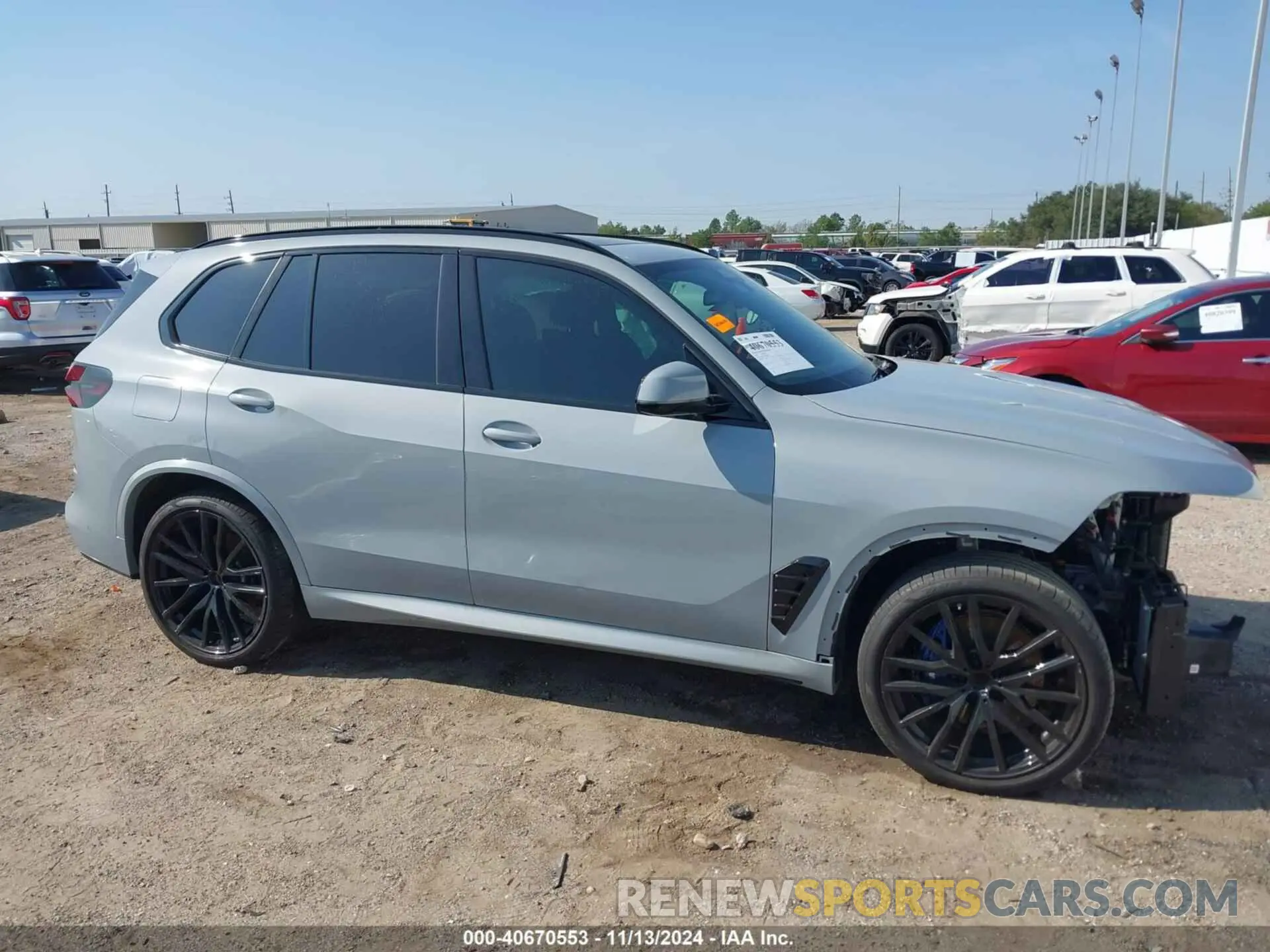 14 fotografías del automóvil dañado 5UX13EU08R9V44806 BMW X5 2024