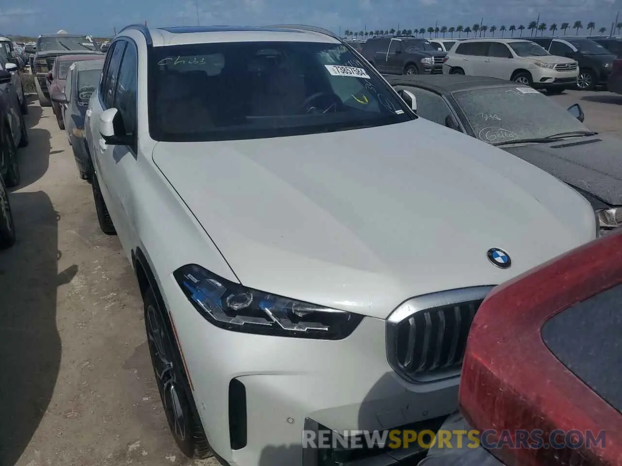 5 fotografías del automóvil dañado 5UX13EU09R9V94677 BMW X5 2024