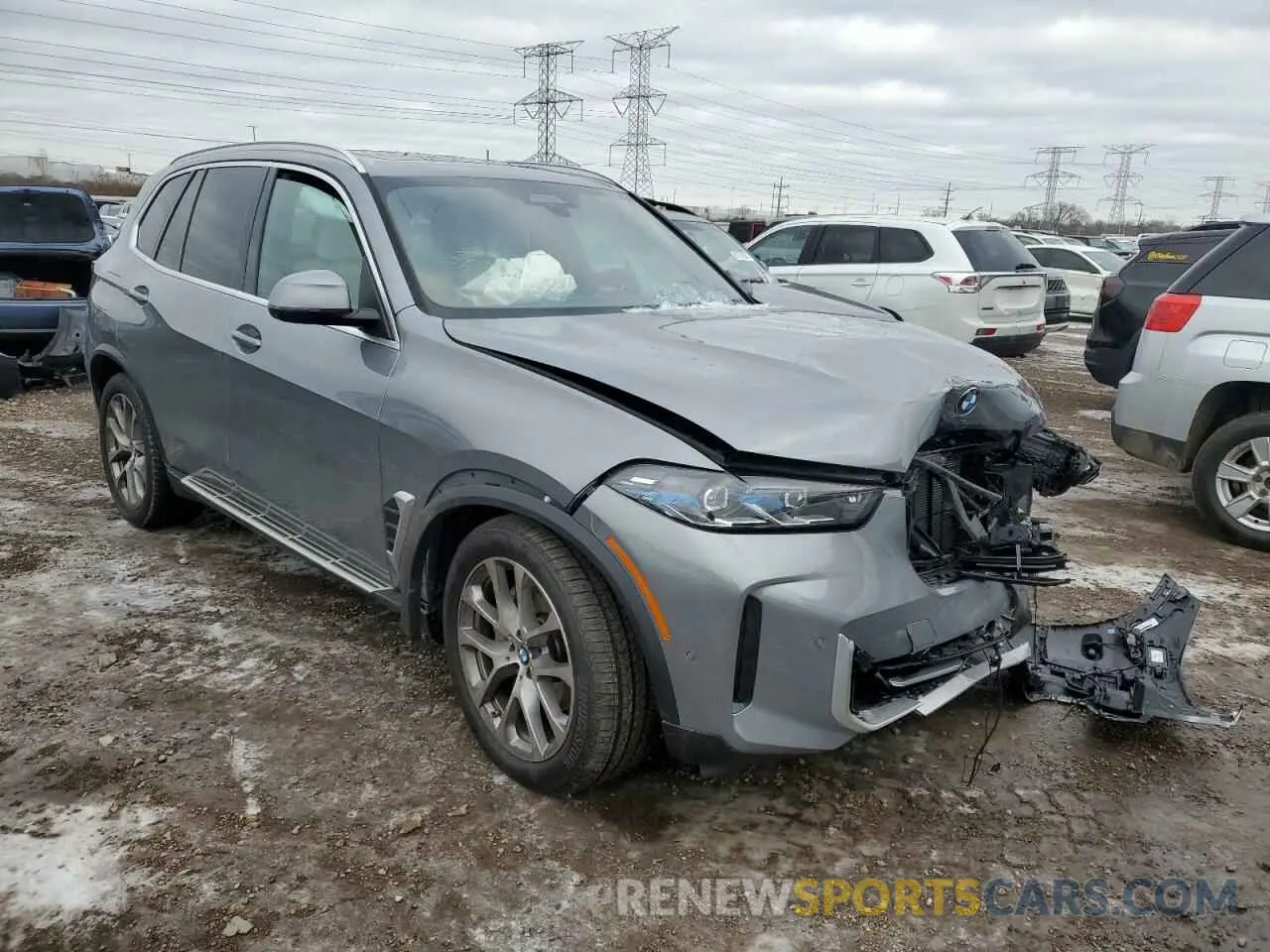 4 fotografías del automóvil dañado 5UX23EU02R9T53421 BMW X5 2024