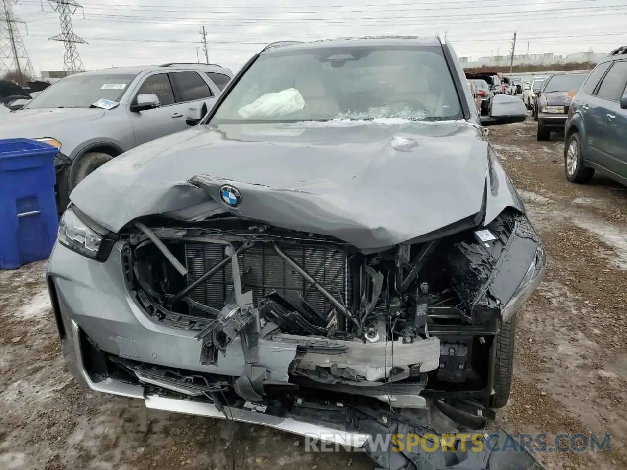 5 fotografías del automóvil dañado 5UX23EU02R9T53421 BMW X5 2024