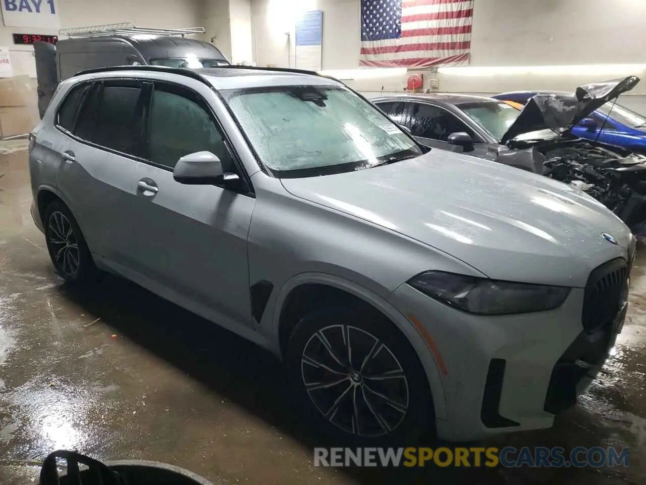 4 fotografías del automóvil dañado 5UX23EU03R9T46140 BMW X5 2024