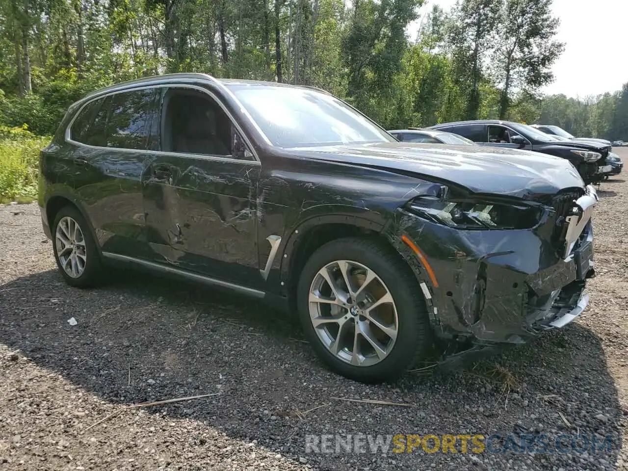 4 fotografías del automóvil dañado 5UX23EU05R9T29484 BMW X5 2024