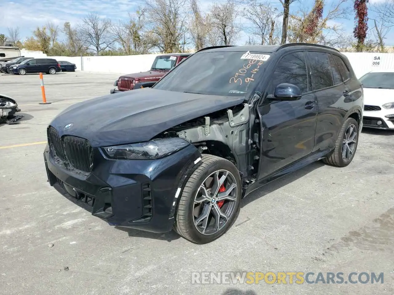 1 fotografías del automóvil dañado 5UX23EU05R9V60384 BMW X5 2024
