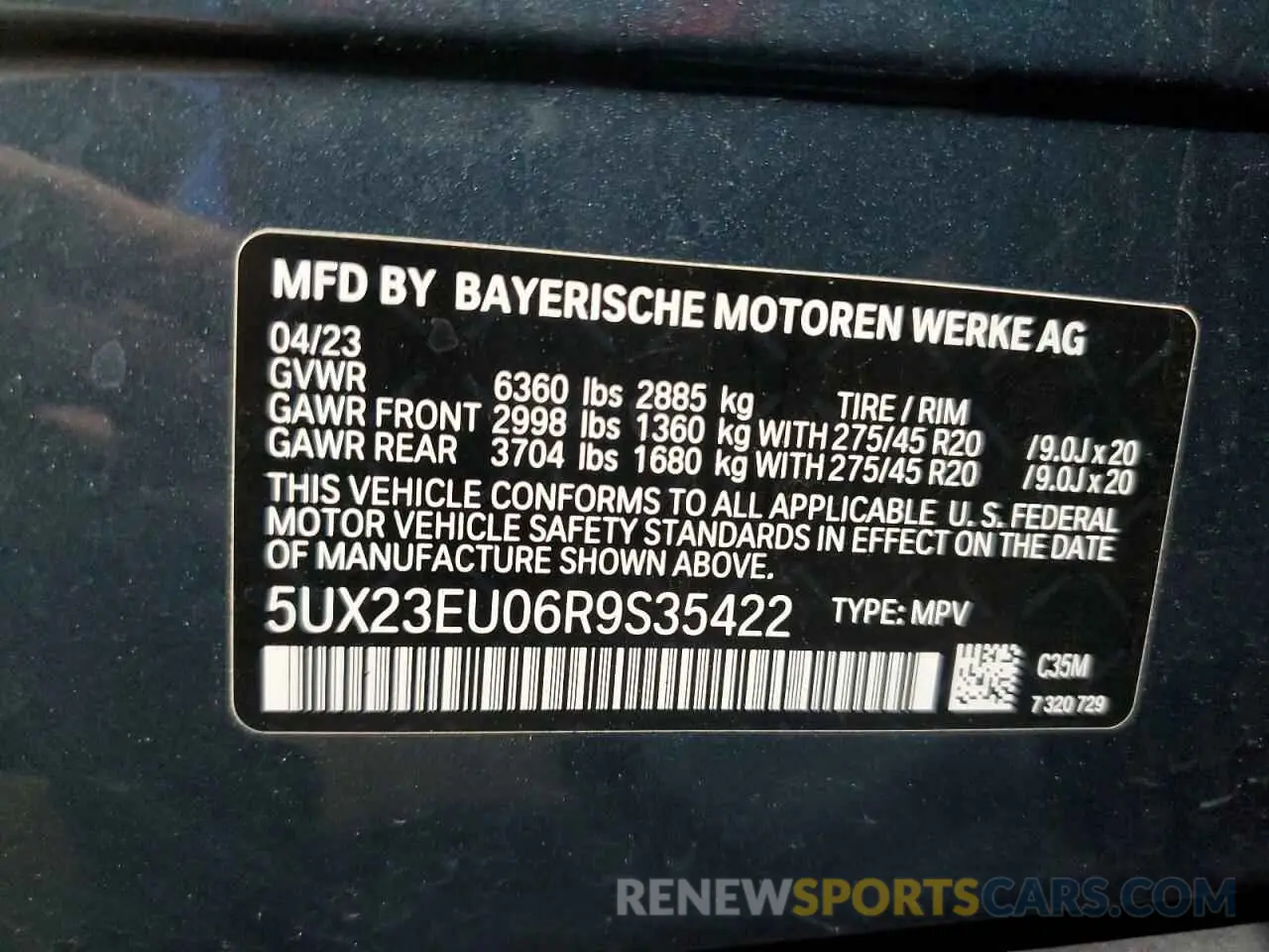 13 fotografías del automóvil dañado 5UX23EU06R9S35422 BMW X5 2024