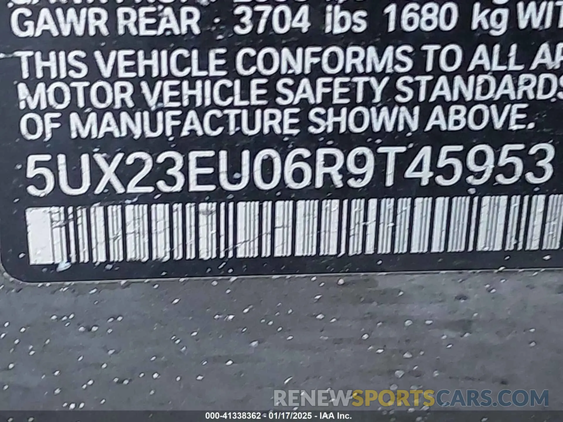 9 fotografías del automóvil dañado 5UX23EU06R9T45953 BMW X5 2024