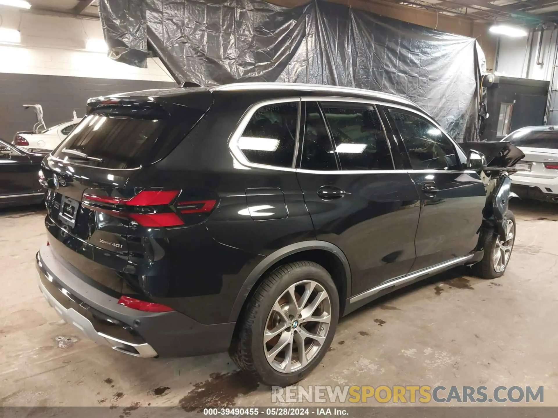 4 fotografías del automóvil dañado 5UX23EU09R9V50456 BMW X5 2024