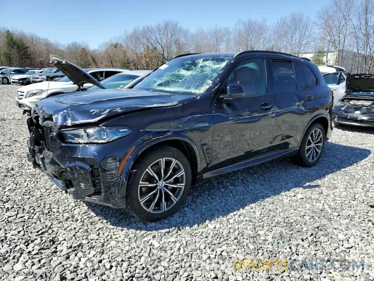 1 fotografías del automóvil dañado 5UX23EU0XR9V53303 BMW X5 2024