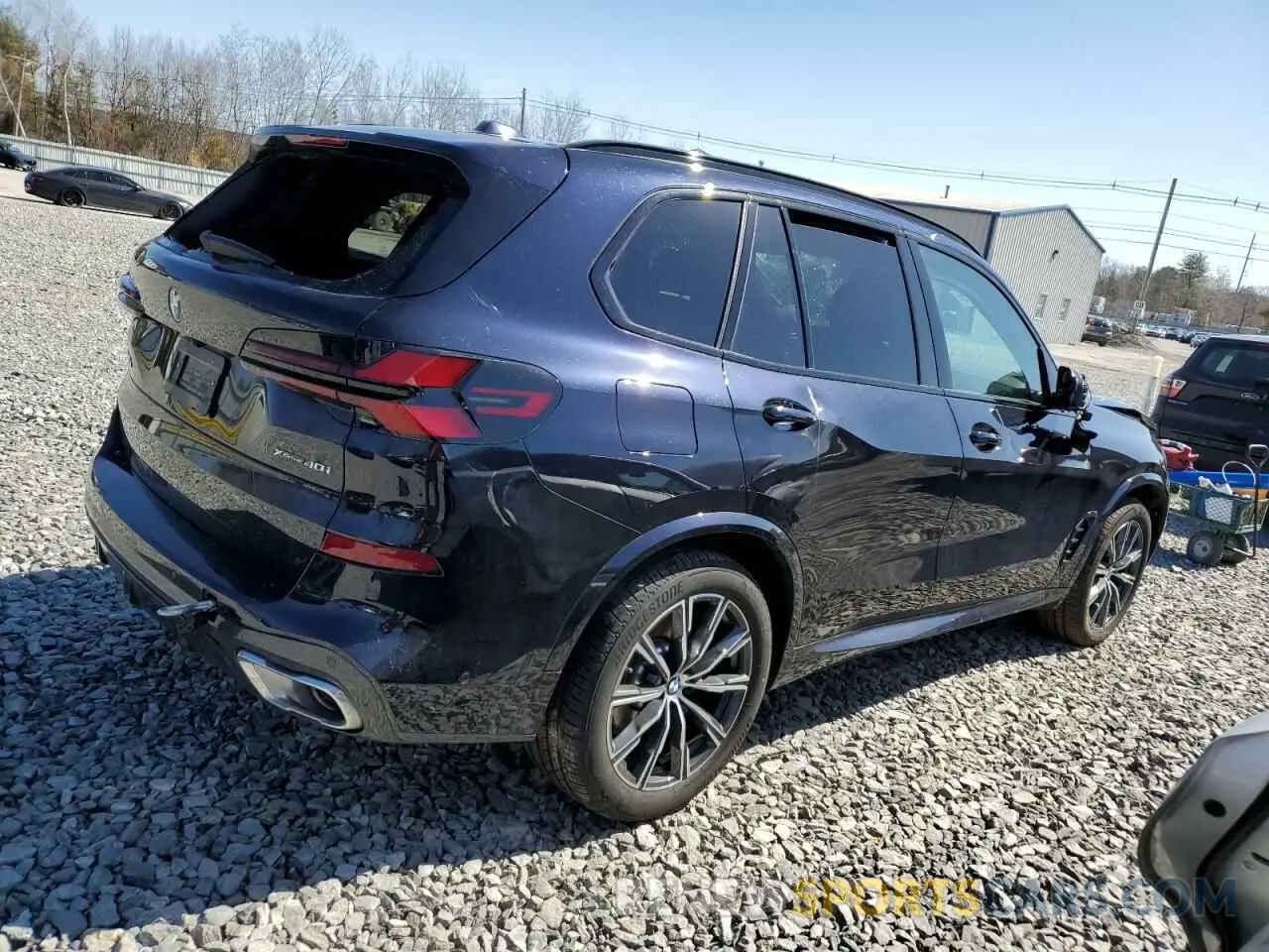 3 fotografías del automóvil dañado 5UX23EU0XR9V53303 BMW X5 2024