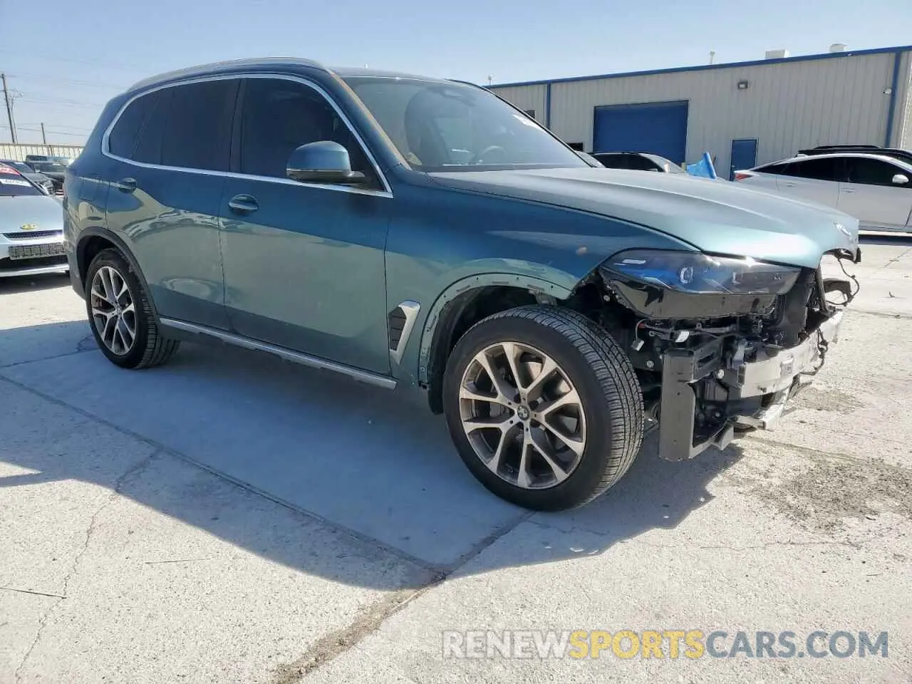 4 fotografías del automóvil dañado 5UX13EU04S9Y41593 BMW X5 2025