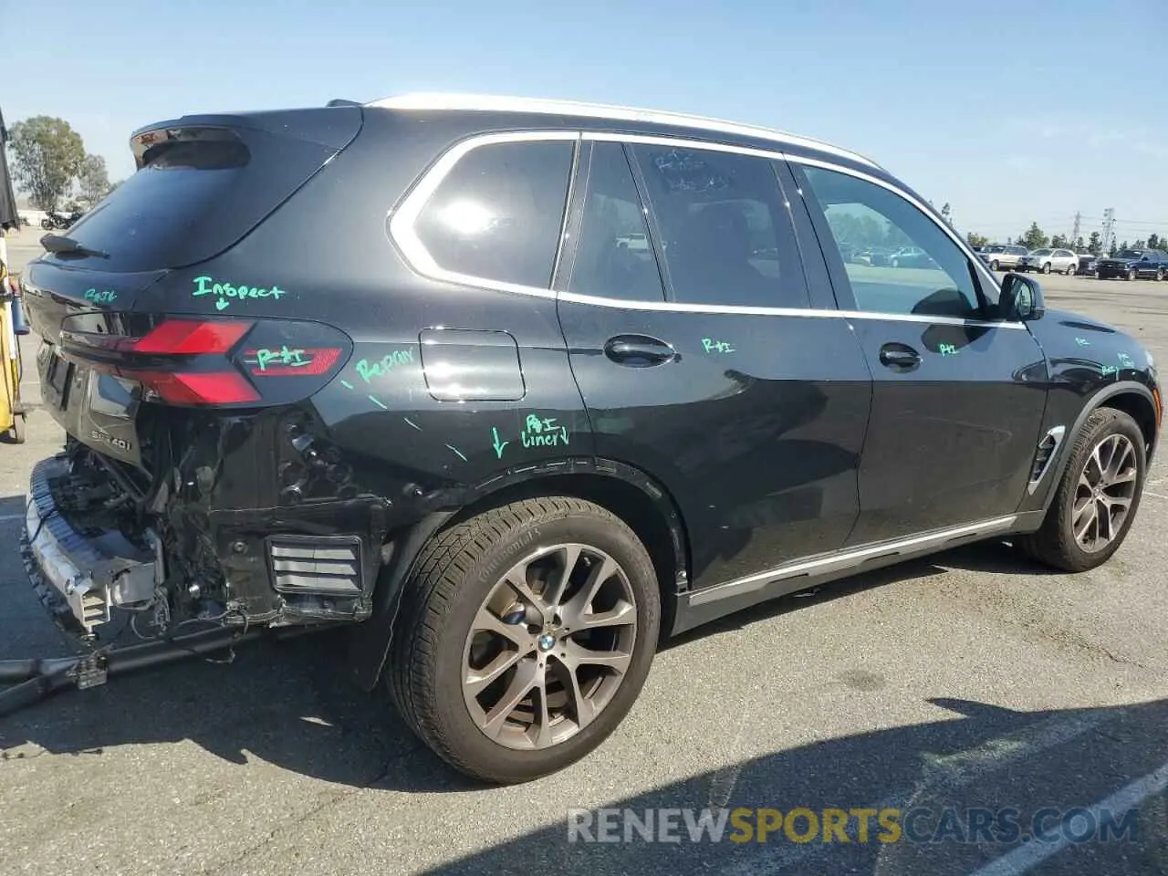 3 fotografías del automóvil dañado 5UX13EU05S9W82678 BMW X5 2025