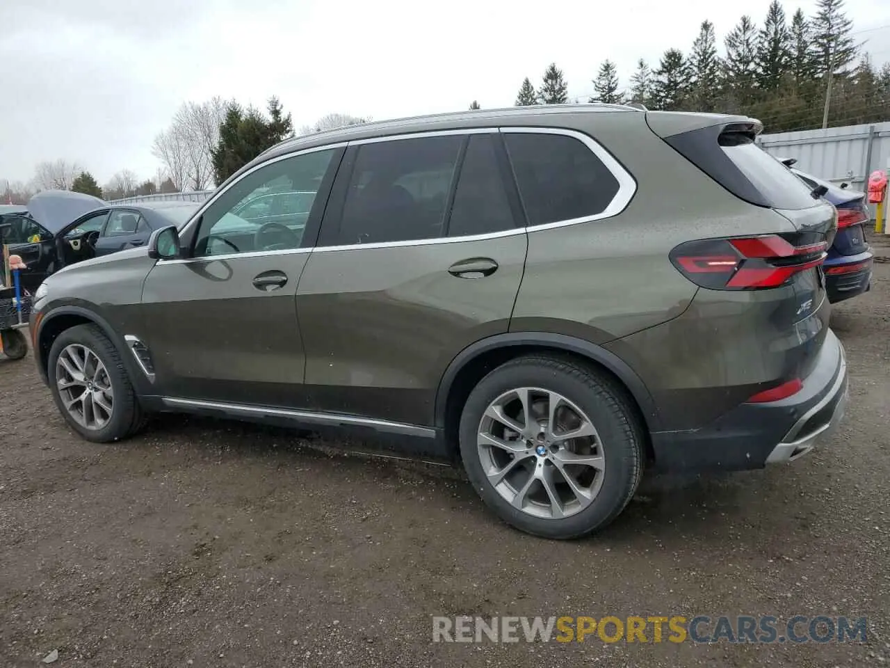 2 fotografías del automóvil dañado 5UX23EU00S9X76732 BMW X5 2025