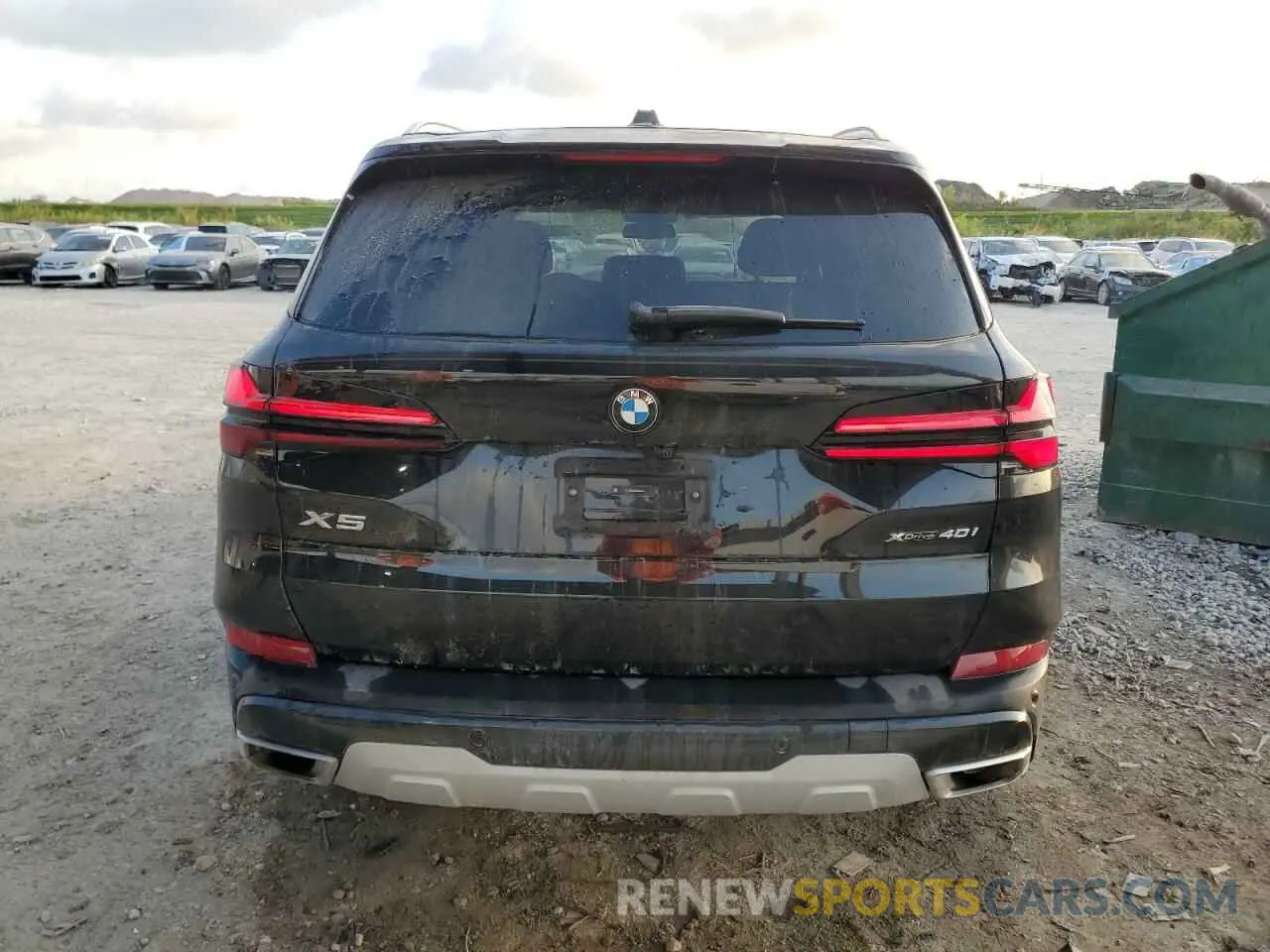 6 fotografías del automóvil dañado 5UX23EU02S9W32356 BMW X5 2025
