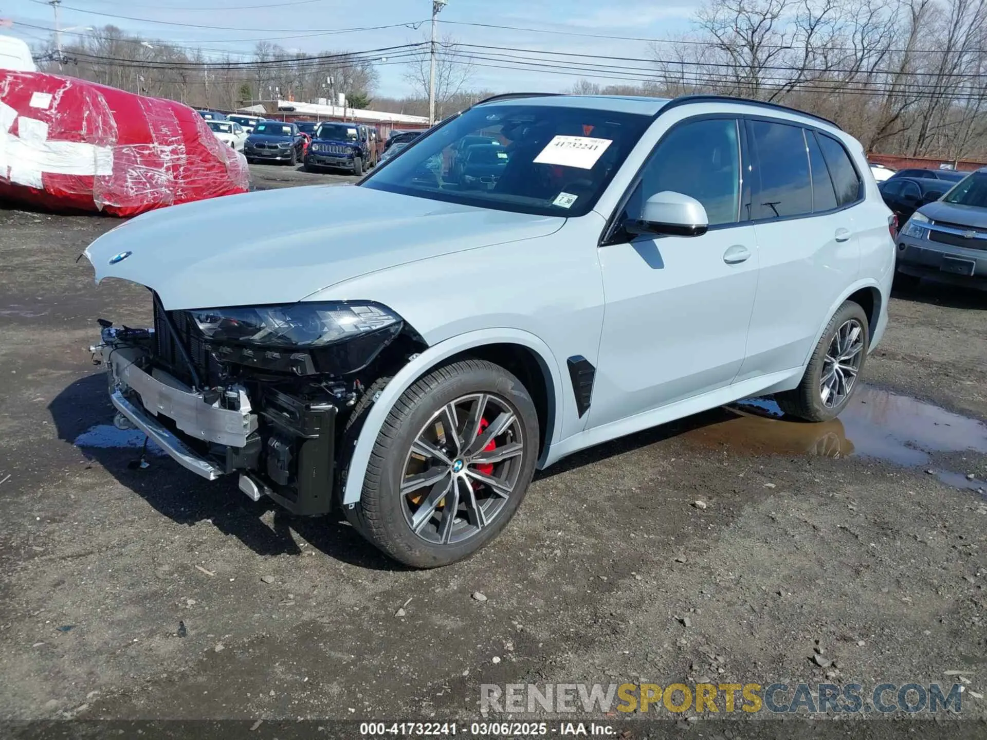 2 fotografías del automóvil dañado 5UX23EU05S9W51046 BMW X5 2025